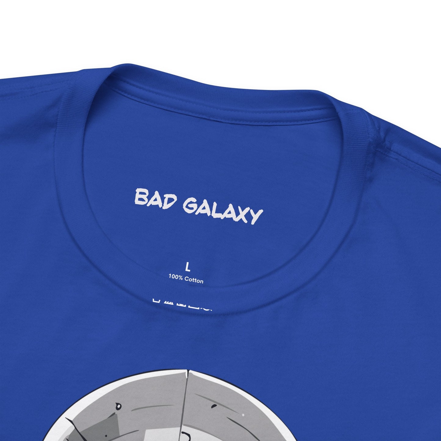Graphic Cotton T Shirt Unisex Short Sleeve Alien Artwork By Bad Galaxy Premium Everyday Wear