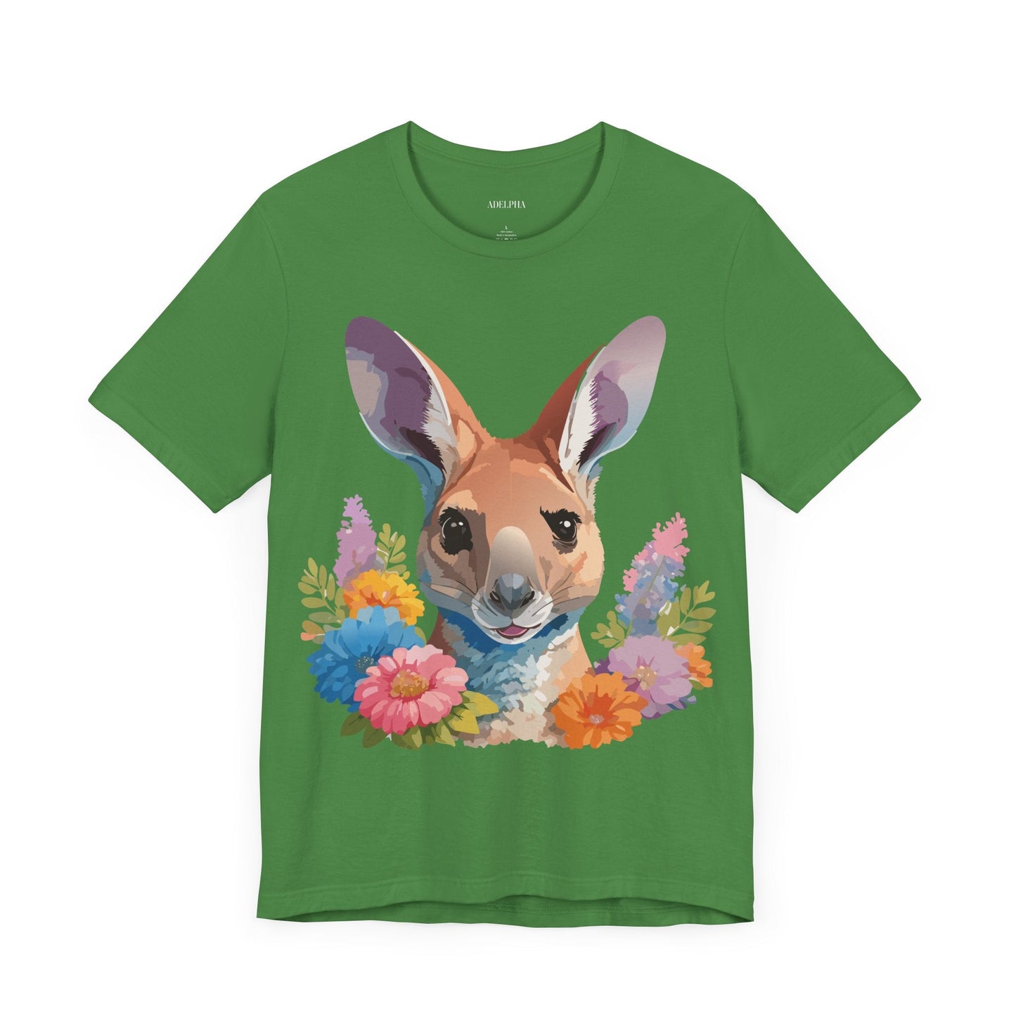 Kangaroo Graphic Unisex 100 Cotton Vintage Animal Artwork Tee 4