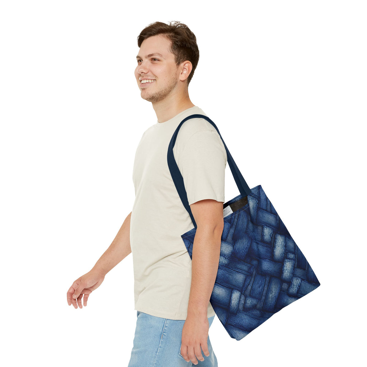 Denim Canvas Bag, Tote Bag Denim
