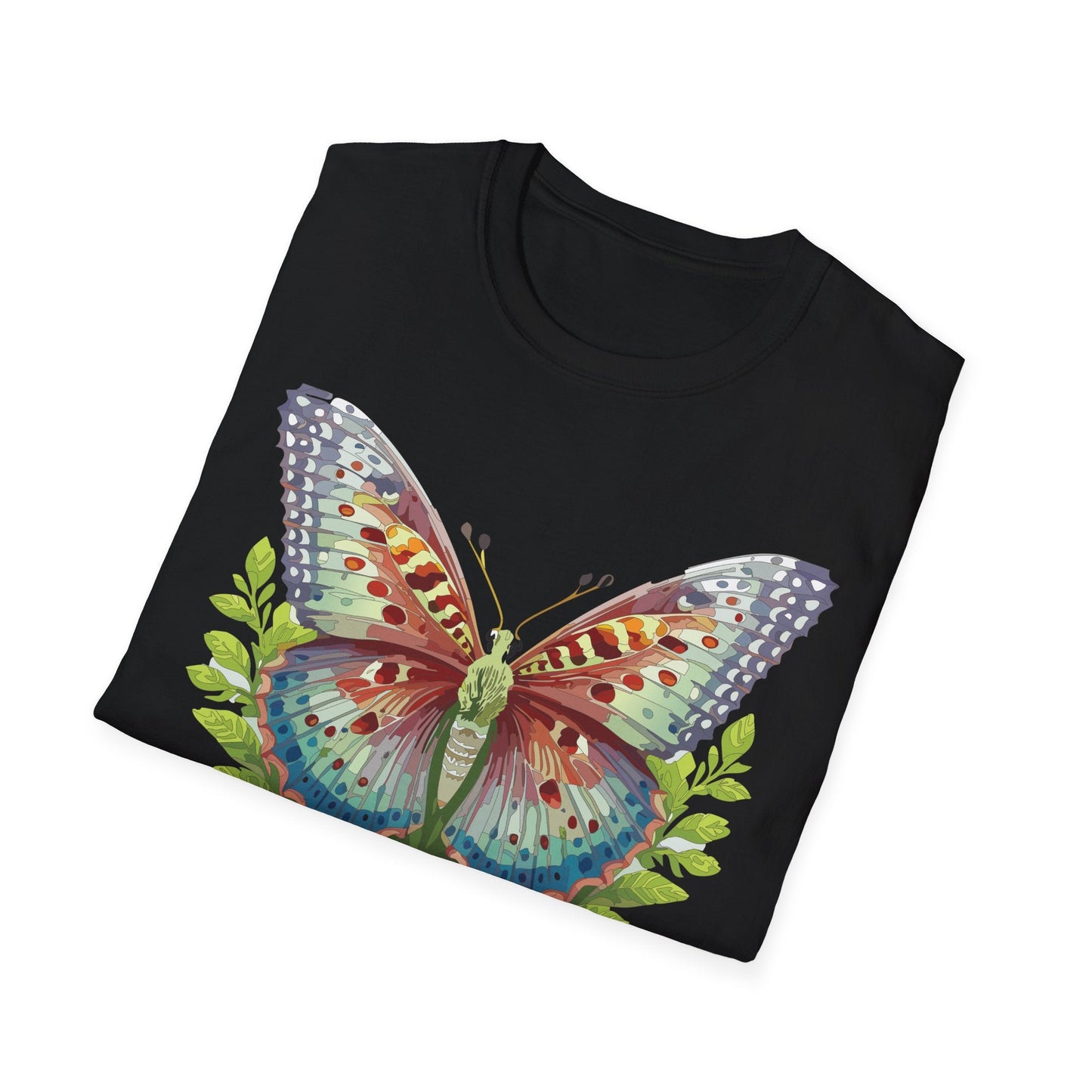 Butterfly Shirt Unisex T Shirt Gildan Softstyle 64000 Breathable Ring Spun Cotton Monarch Tee
