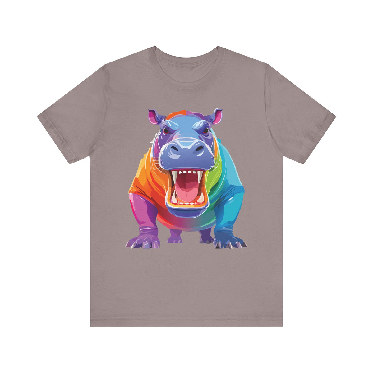 Wild Animals  Graphic Unisex Cotton Bella+Canvas Tee with Art Animal Design ab50
