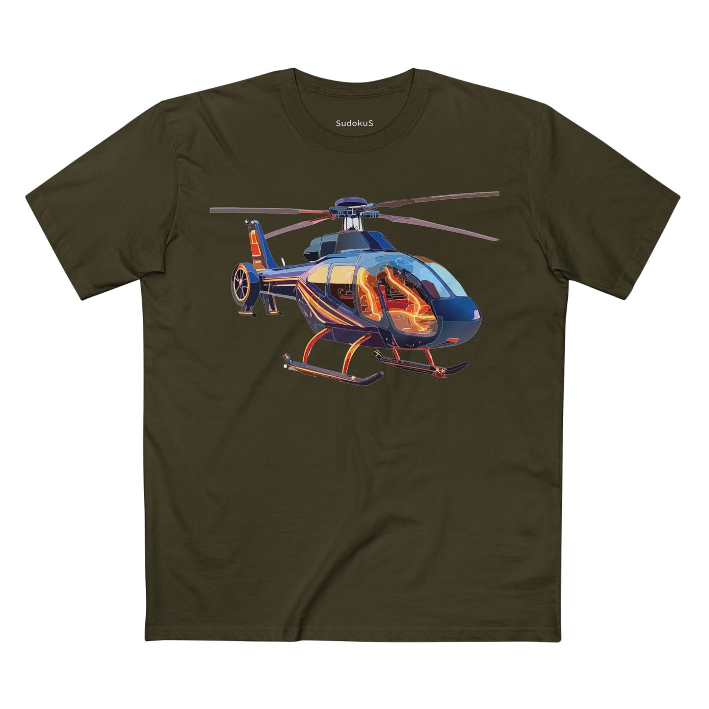 Chopper Graphic Unisex 100 Cotton Staple Tee 11