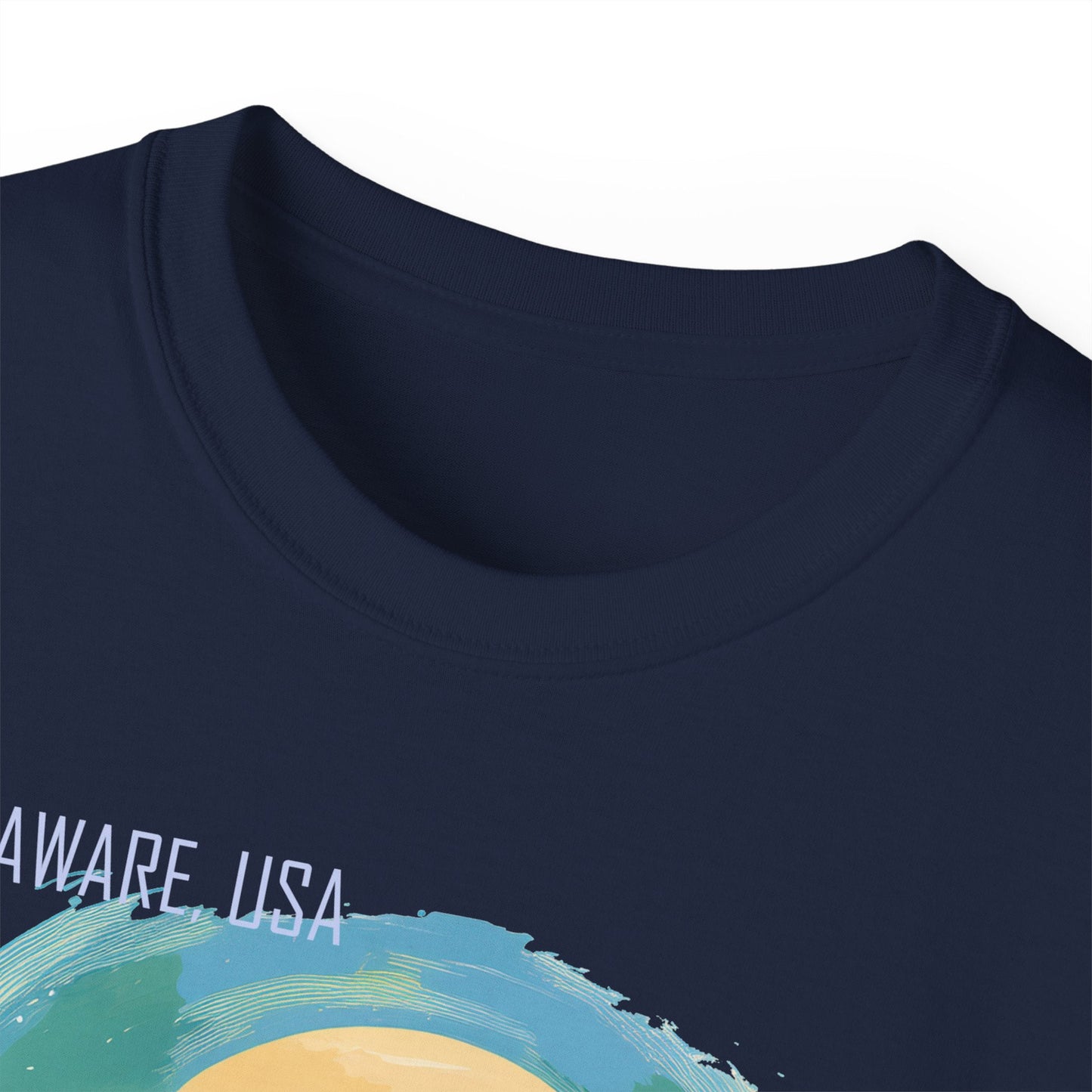 Delaware Graphic Unisex Cotton T‑Shirt 1