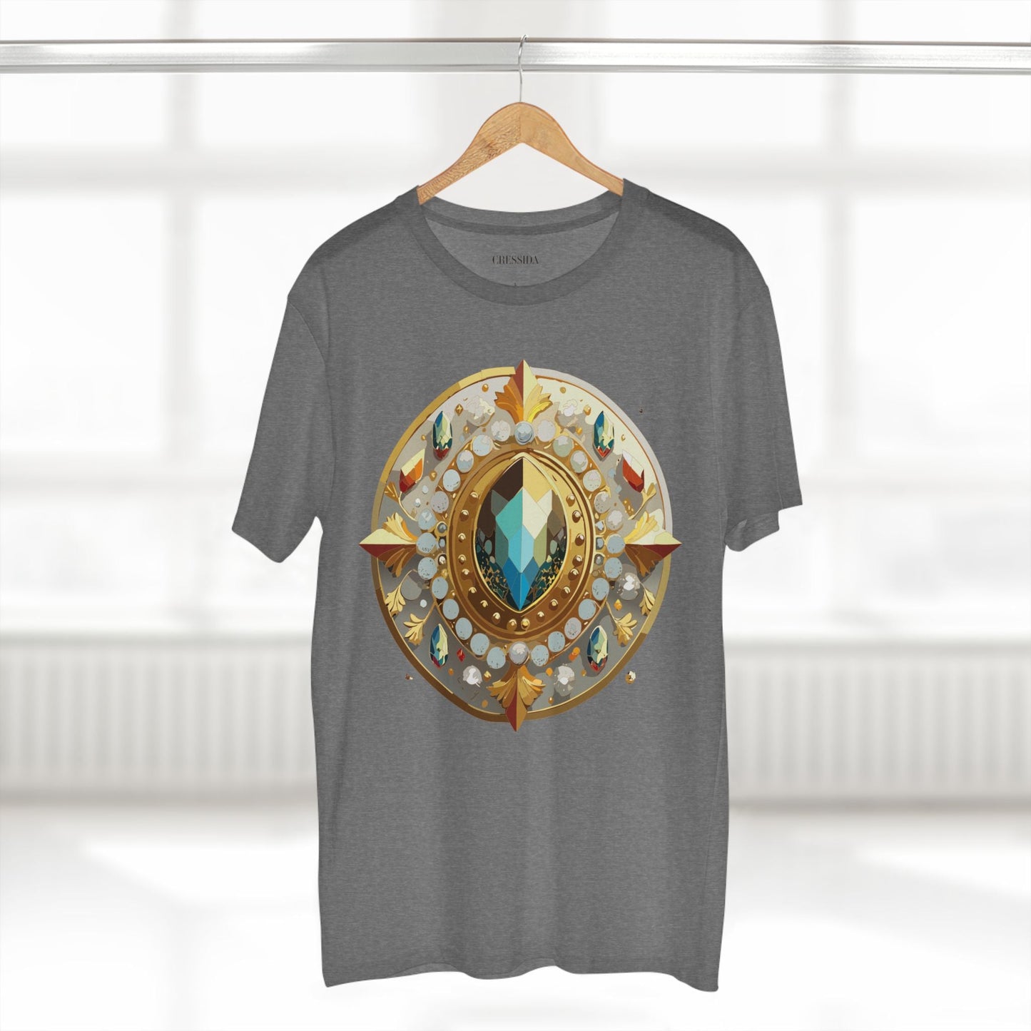 Medallion Graphic T-Shirt Unisex 100 Cotton With Gold Art Design Medal Tee 20