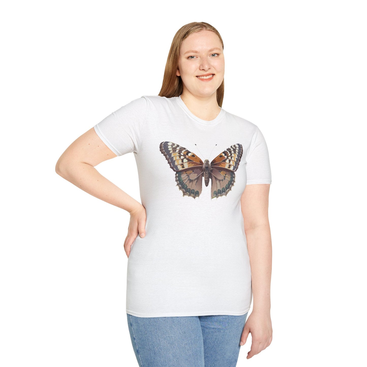 Monarch Butterfly Shirt Unisex T Shirt Design Gildan Softstyle 64000 100 Percent Ring Spun Cotton