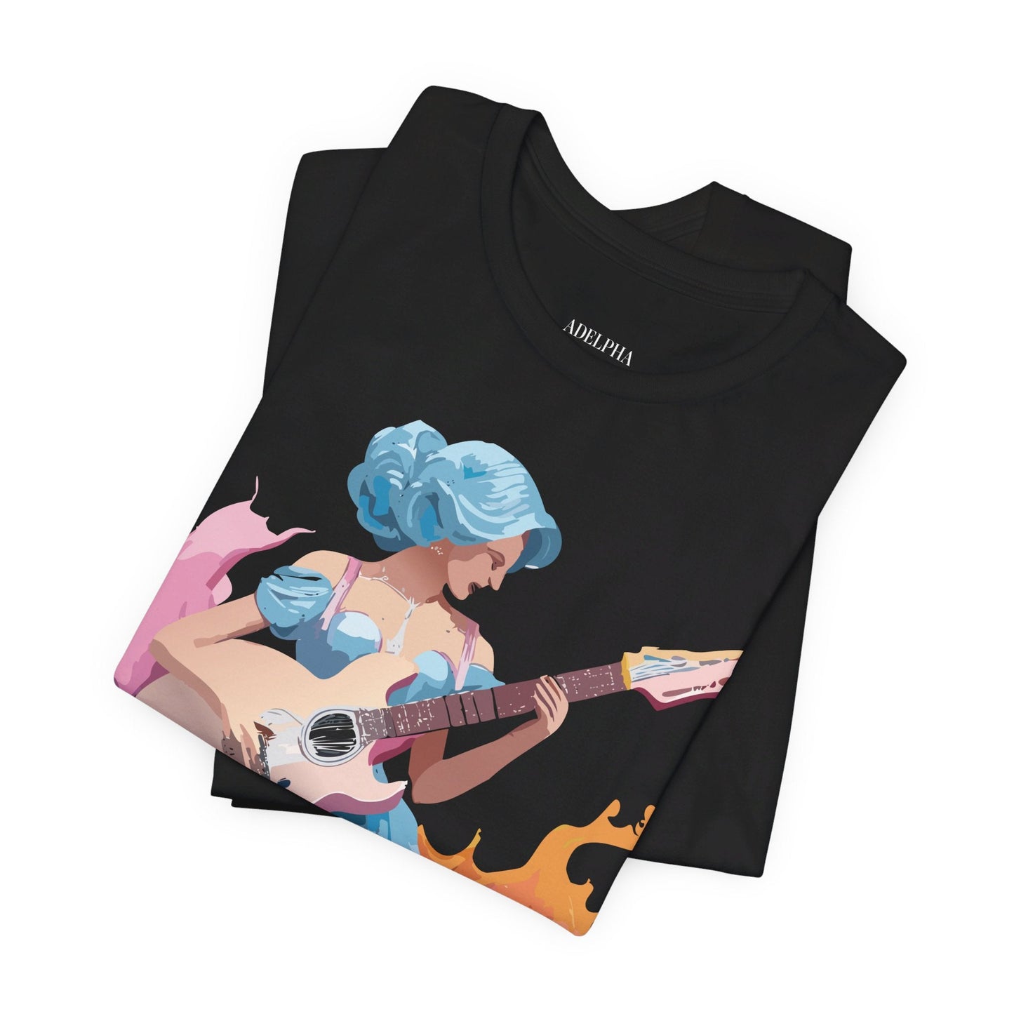 Adelpha Unisex Graphic Tee With Vintage Inspired Art Design Short Sleeve Premium Everyday Wear