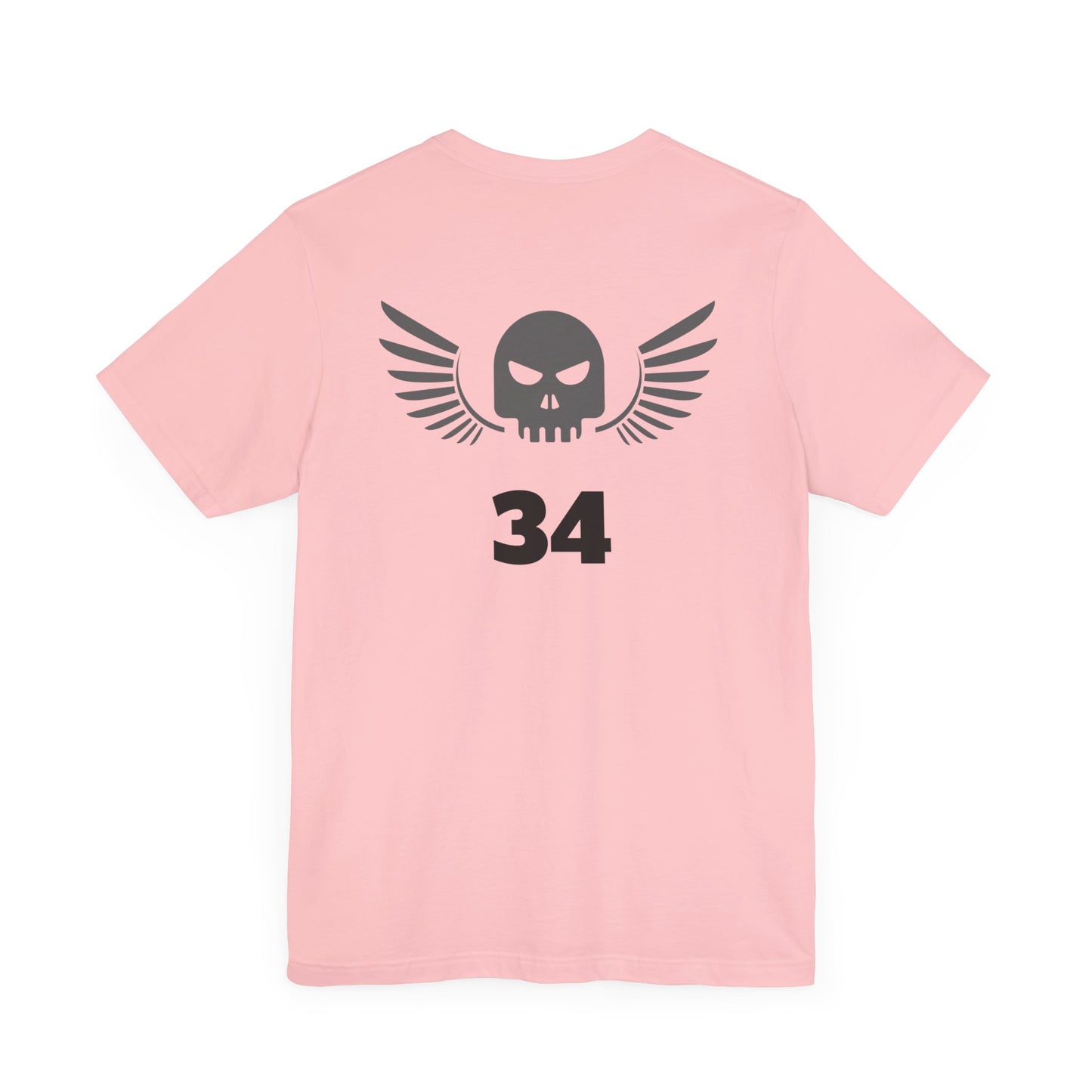 Unisex Cotton Tee Shirt with Skull