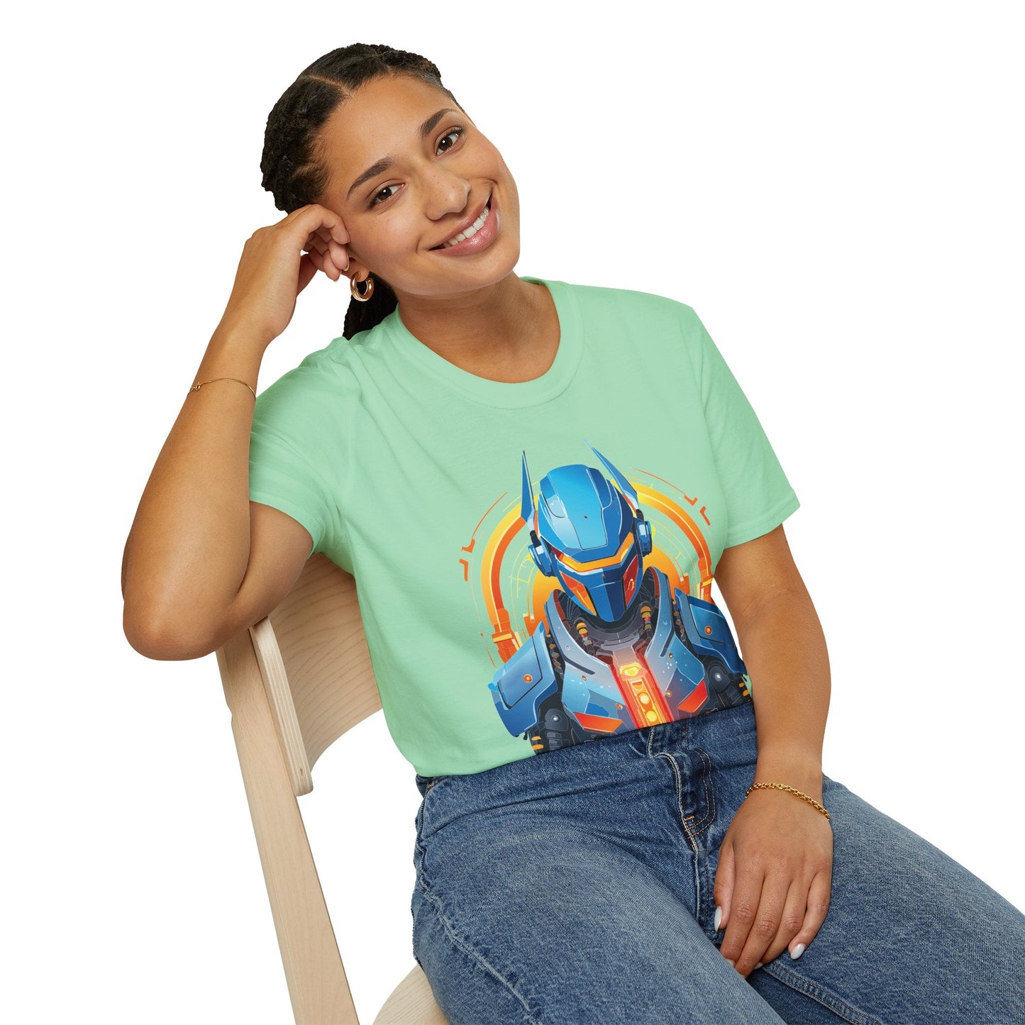 Cyborg Tee Unisex Robot Shirt Terminator Shirt Softstyle 100 Percent Ring Spun Cotton