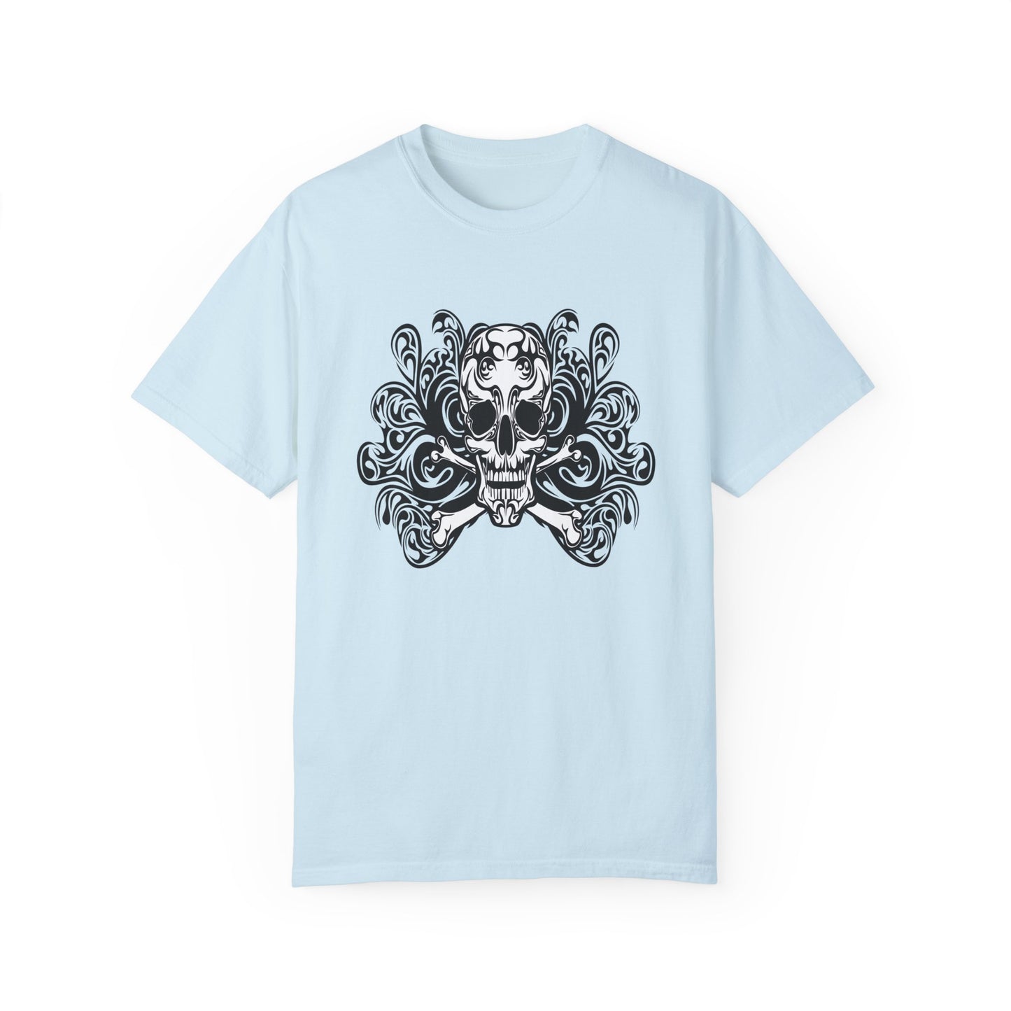 Unisex Cotton Tee Shirt with Skull