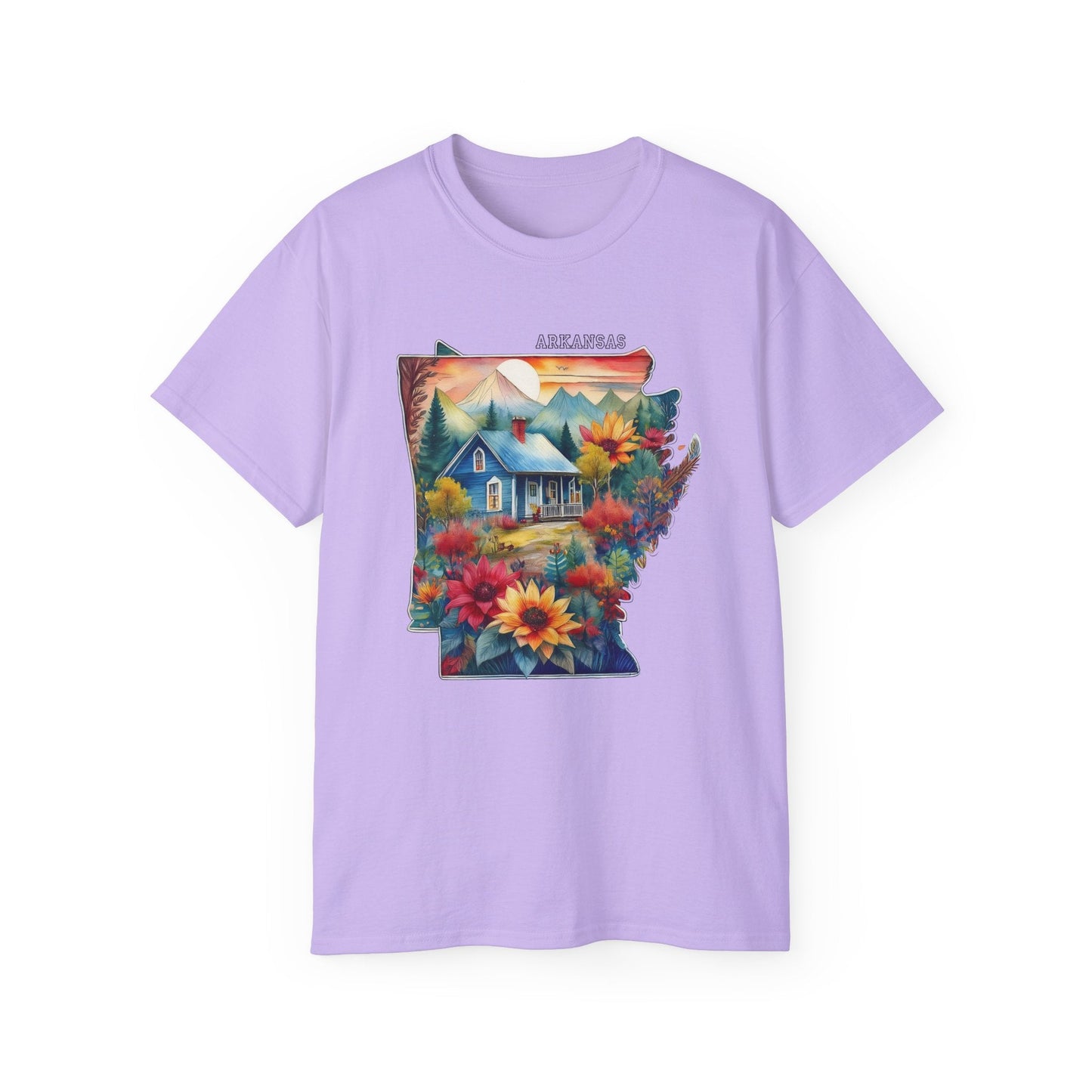 Arkansas Graphic Unisex Cotton T‑Shirt 2