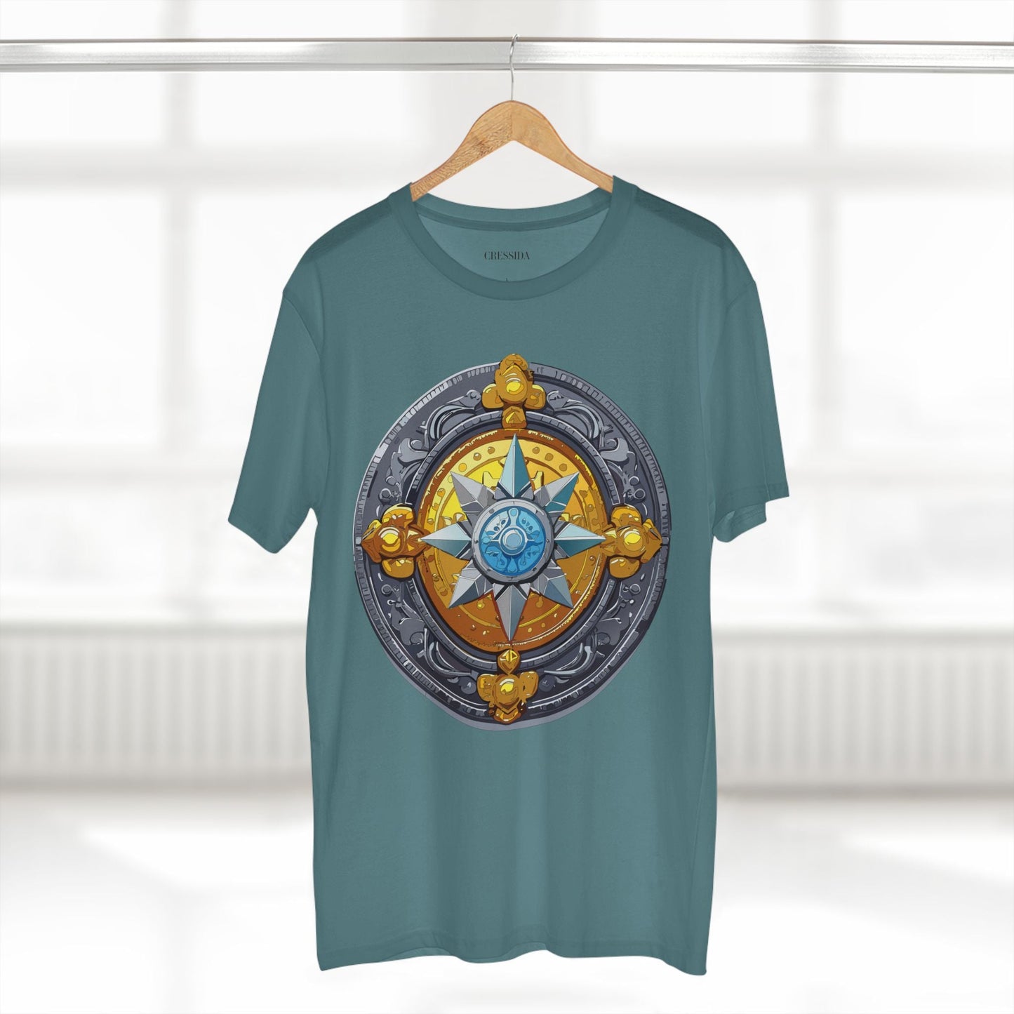 Antique Gold Coin Graphic Design T-Shirt Unisex 100 Cotton With Golden Print Artwork Tee 1
