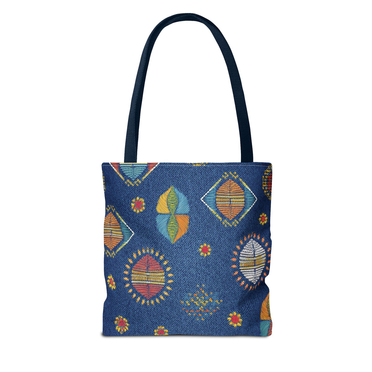 Diwali Graphic Denim Fabric Imitation Print Unisex Canvas Bag Poly Spun 3 Sizes Tote Bag 205-5