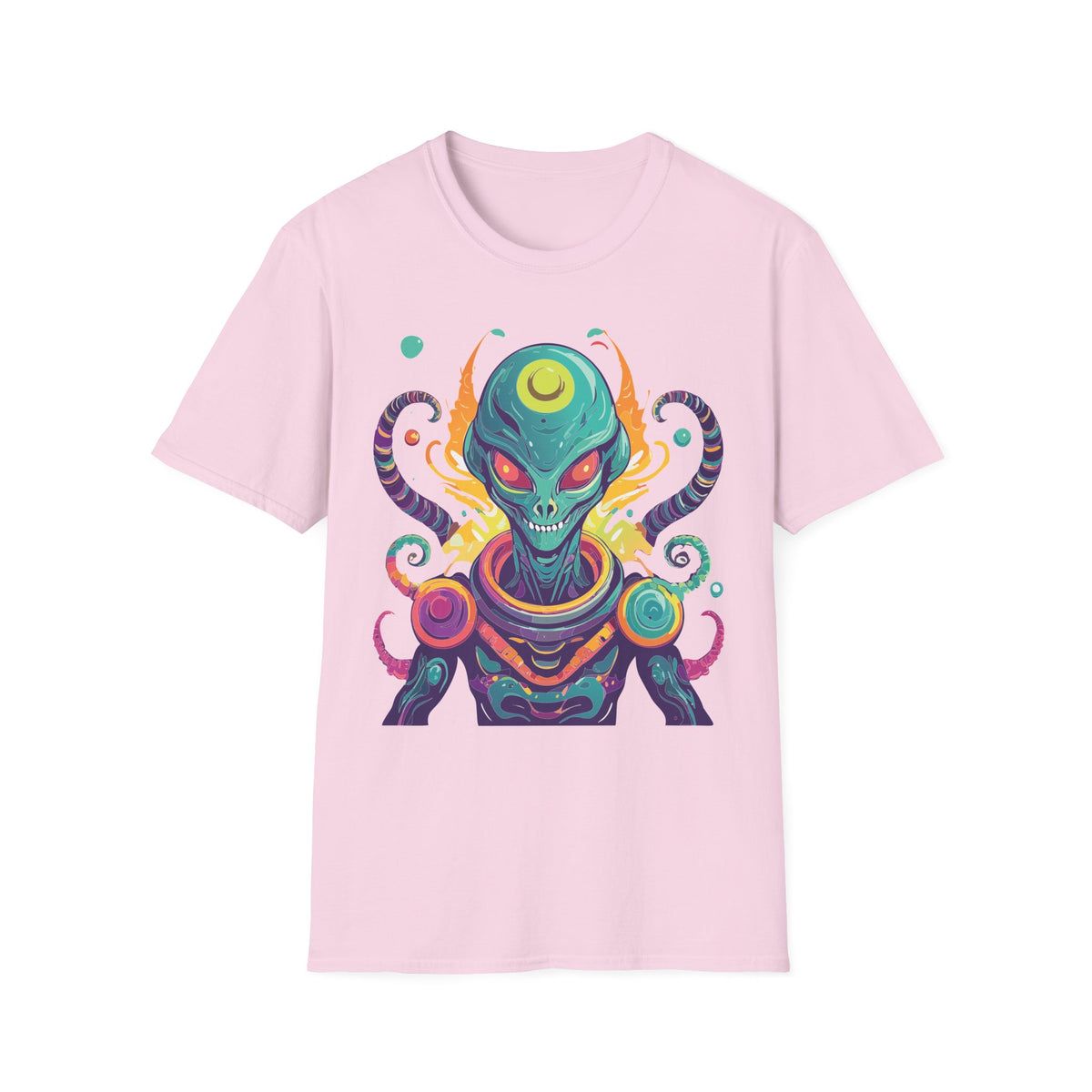 Alien Cosmos Graphic Tee Gildan Unisex 100 Cotton Tee Shirt a6