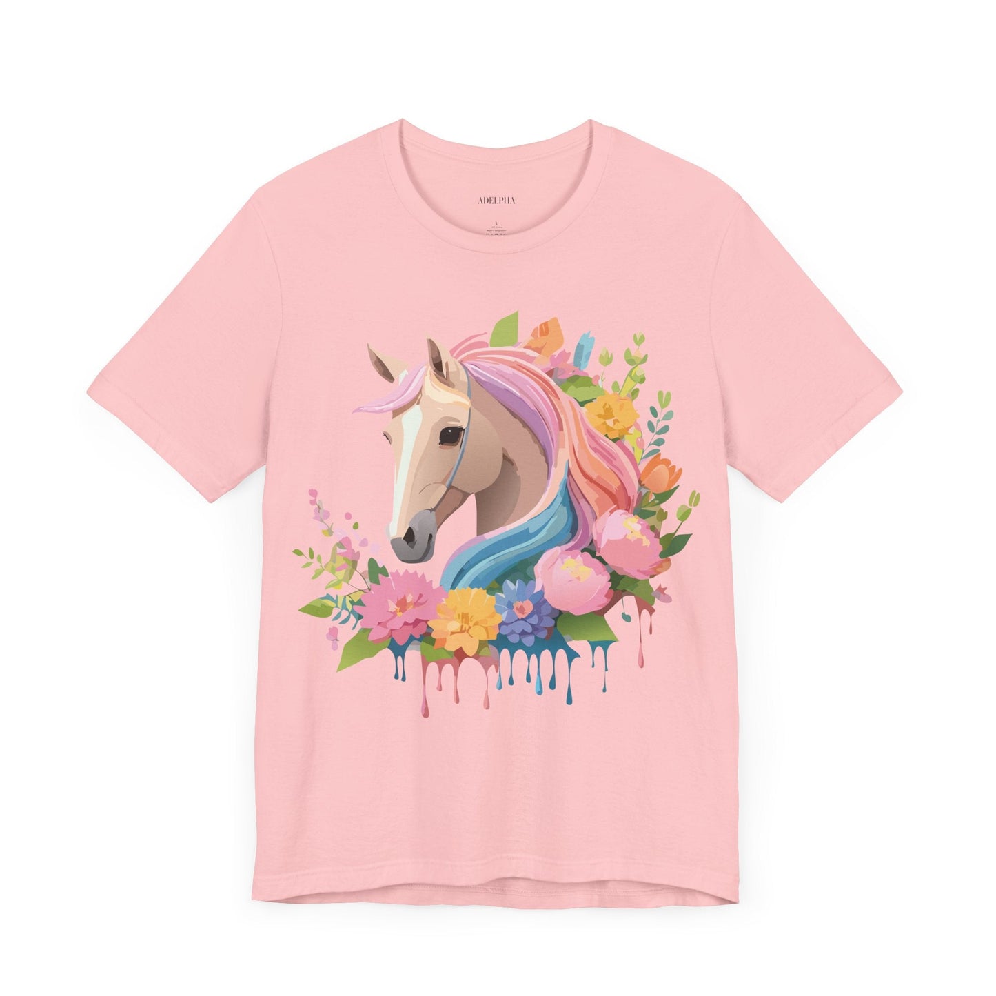 Horse Graphic Unisex 100 Cotton Vintage Animal Art T-Shirt 2