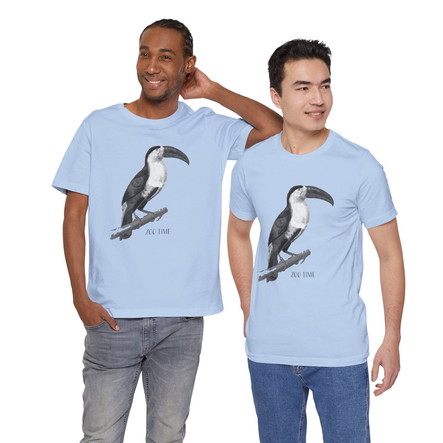 Unisex Tee Shirt with animals Print