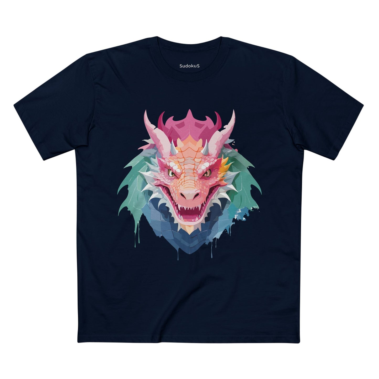 Dragon Graphic Unisex 100 Cotton Staple Tee 6
