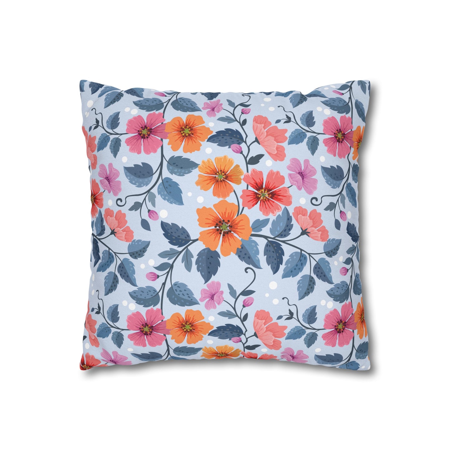 Floral Poly Pillowcase