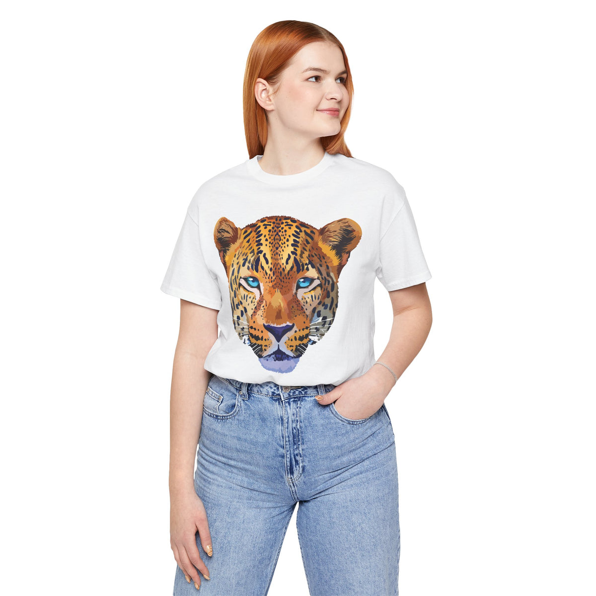 Wild Animals  Graphic Unisex Cotton Bella+Canvas Tee with Art Animal Design ab36
