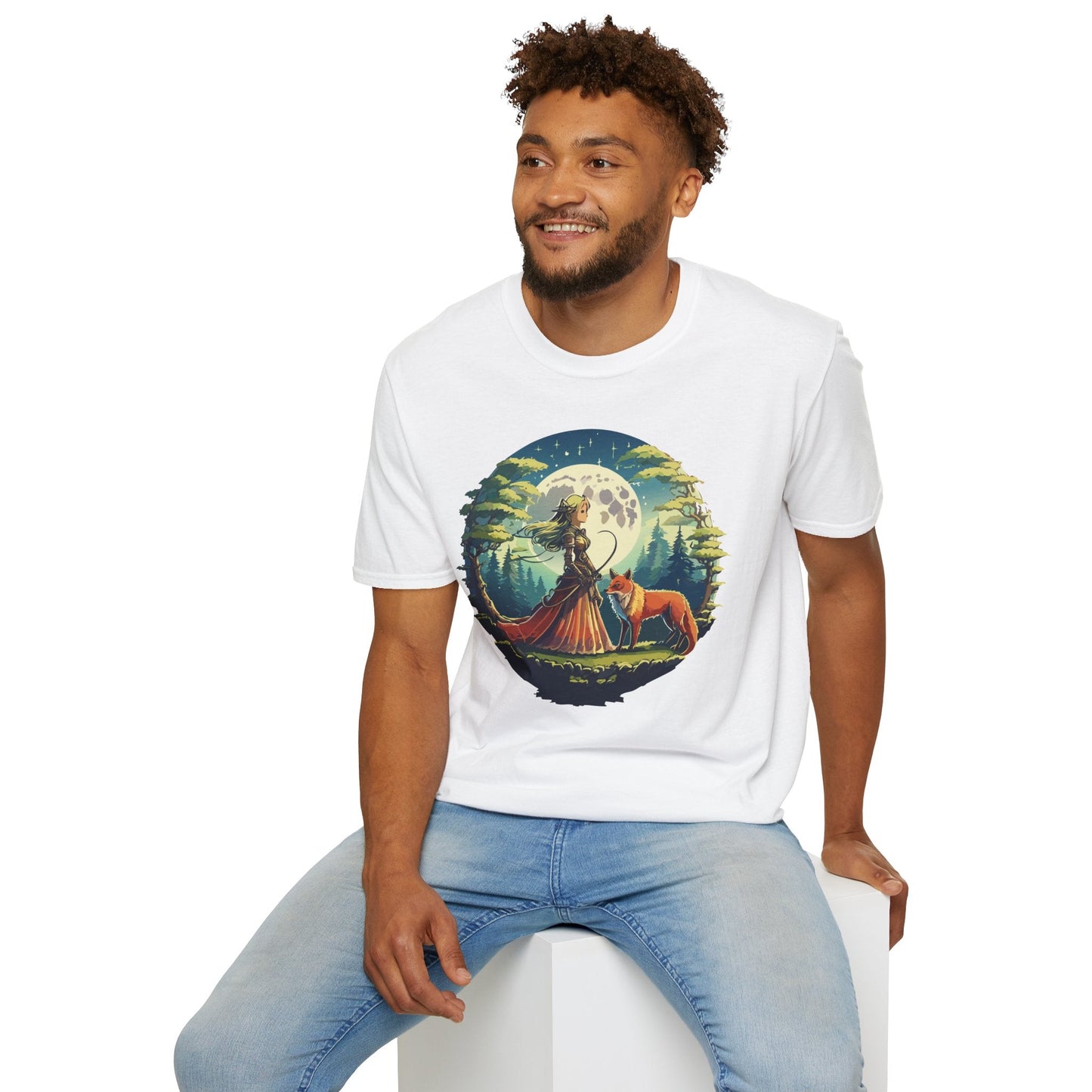 Womens Graphic T Shirt Art Design Tee Softstyle 64000 Gildan Unisex Cotton Comfort Tee