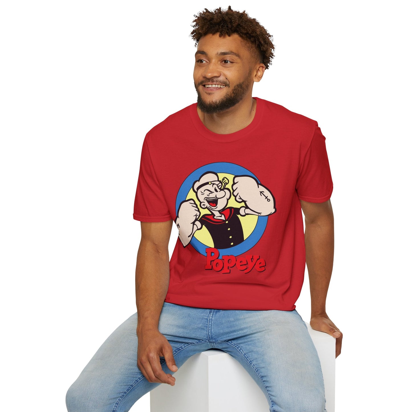 Unisex Cartoon T Shirt With Art Design Funny Animation Tee Gildan Softstyle 64000