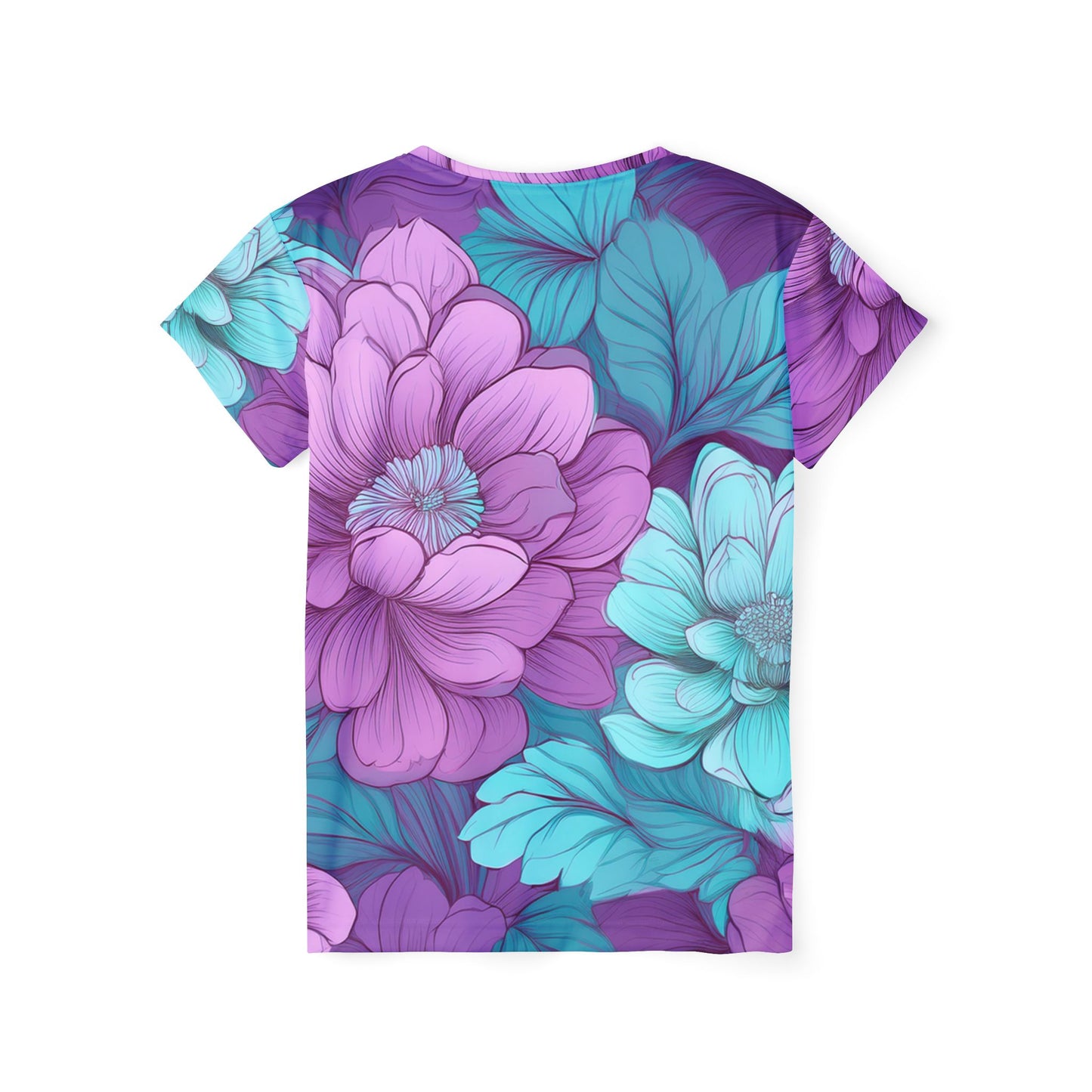 Women Poly Shirt with Floral Print F269