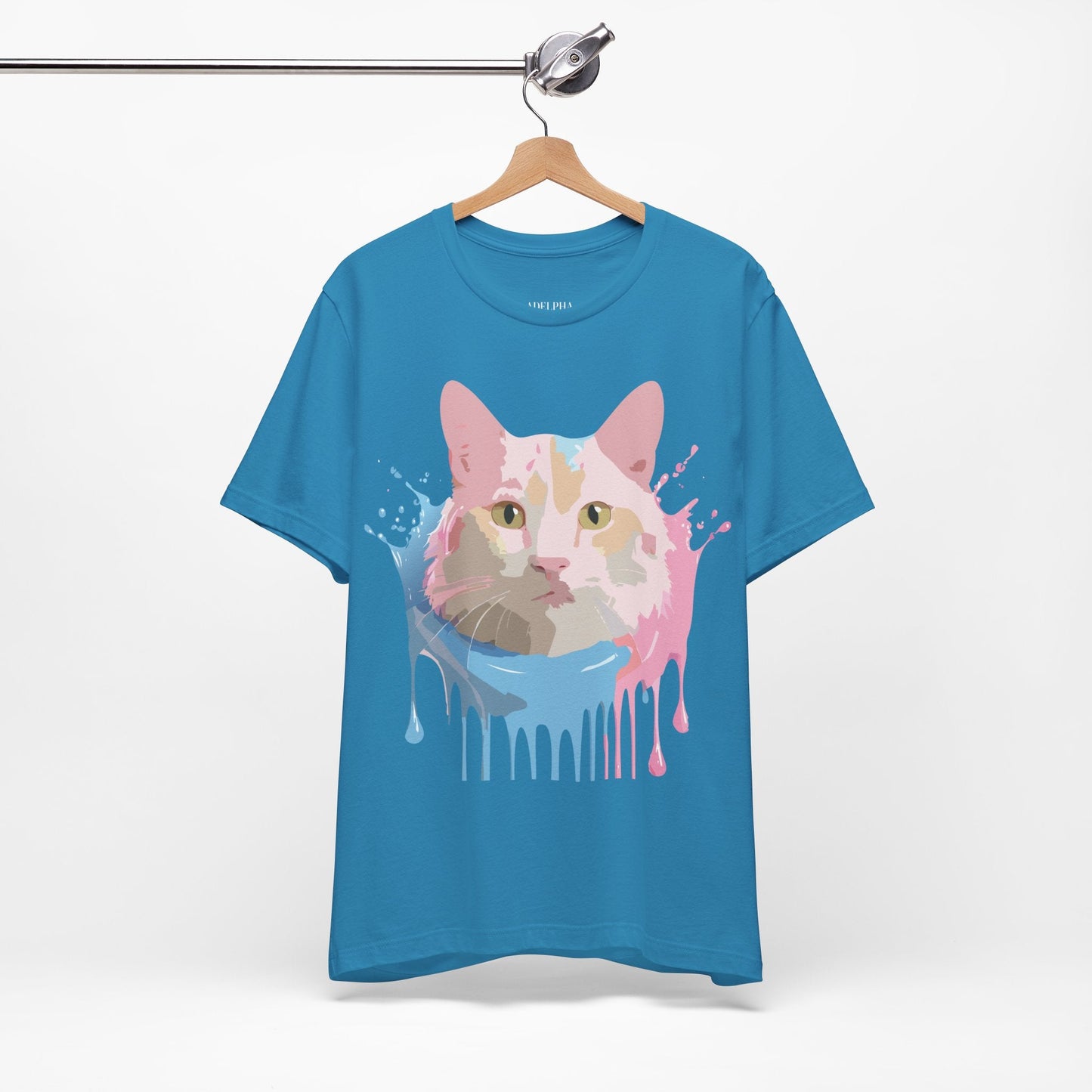 Cat Graphic Tee Unisex Shirt With Vintage Artwork From Adelpha