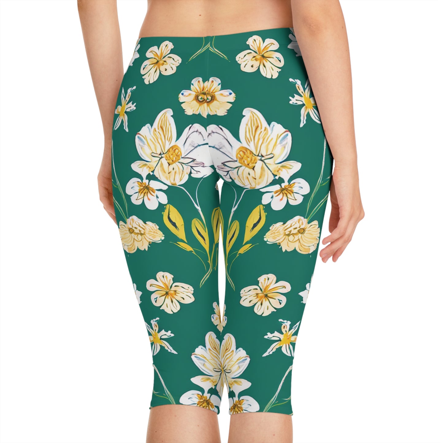 Floral Capri Leggings - PPU BEST