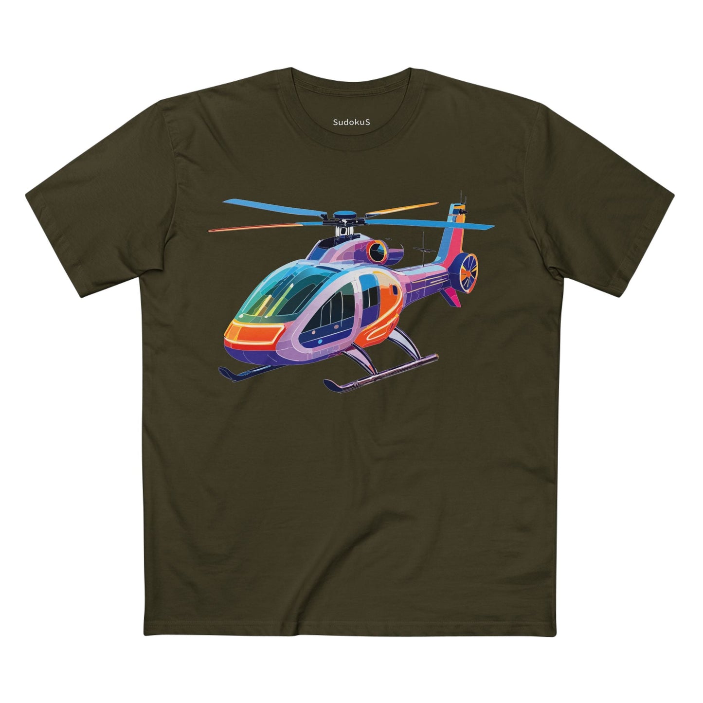 Chopper Graphic Unisex 100 Cotton Staple Tee 13