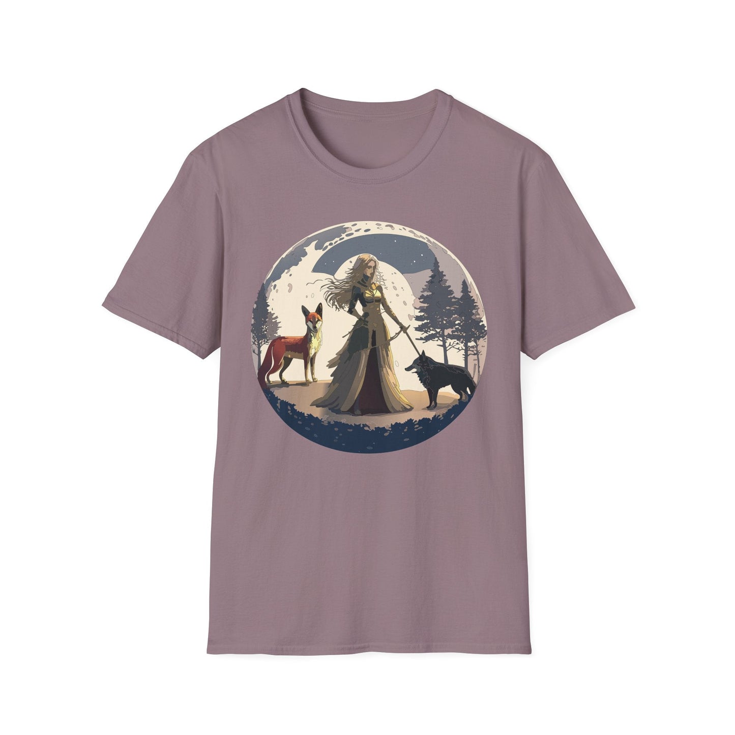 Womens Graphic T Shirt Art Design Tee Softstyle 64000 Gildan Unisex Short Sleeve