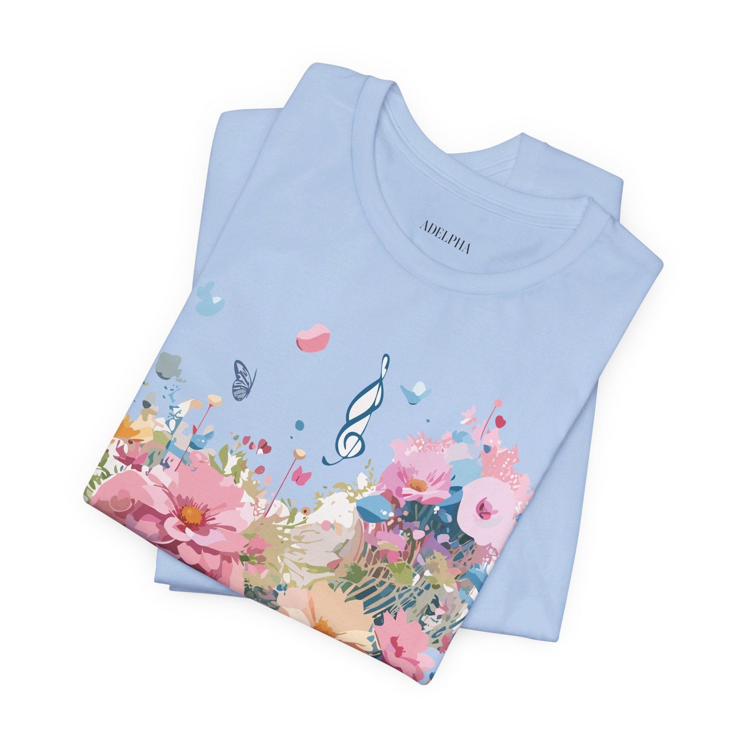 Adelpha Vintage Inspired Music Graphic Unisex T Shirt Tee For Everyday Casual Wear