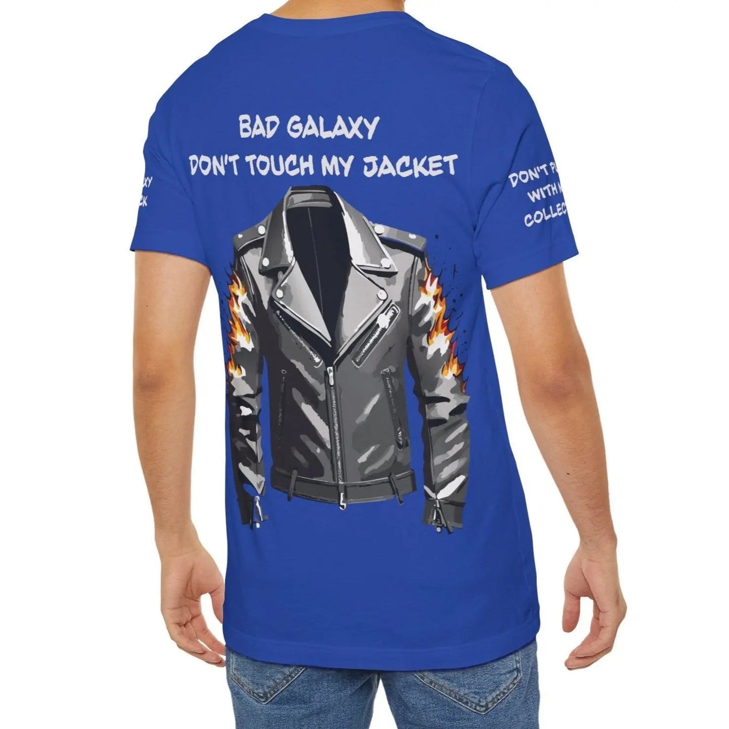 Punk Rock Tee Shirt Made To Order From Bad Galaxy Eco Friendly Inks Cotton Tee Made In USA