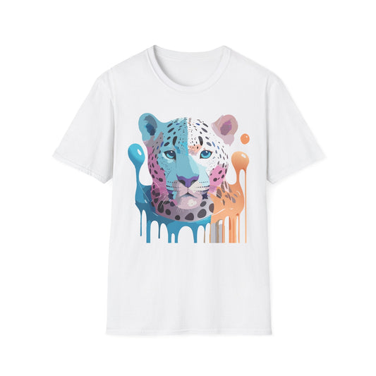 Unisex Cheetah Shirt Gildan Softstyle 64000 Short Sleeve Tee