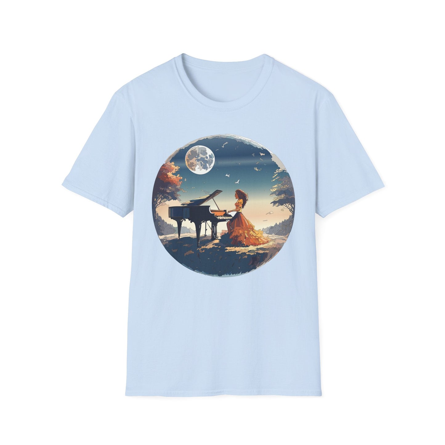 Womens Graphic T Shirt Art Design Gildan Softstyle Tee 100 Percent Ring Spun Cotton Unisex