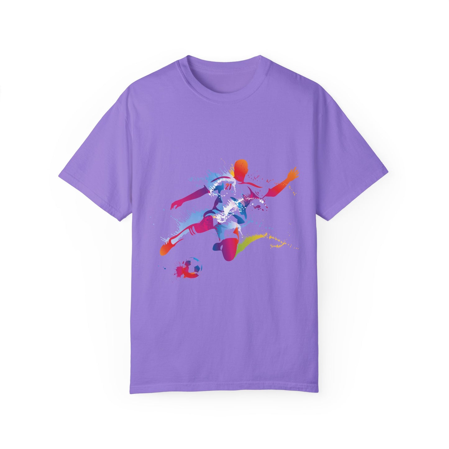 Unisex T-shirt with sports art design