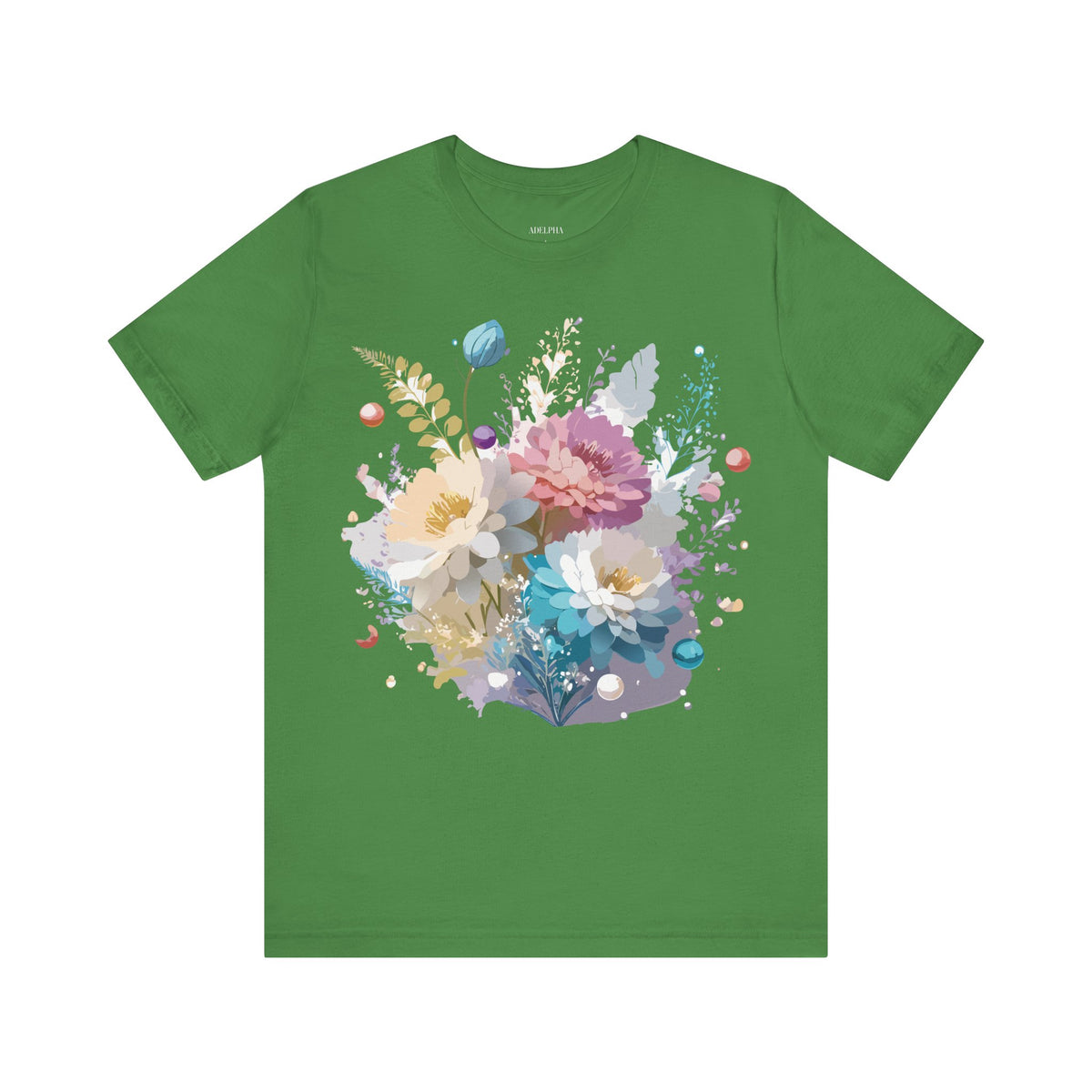 Floral Graphic Tee Shirt - Bella+Canvas Unisex 100 Cotton 7
