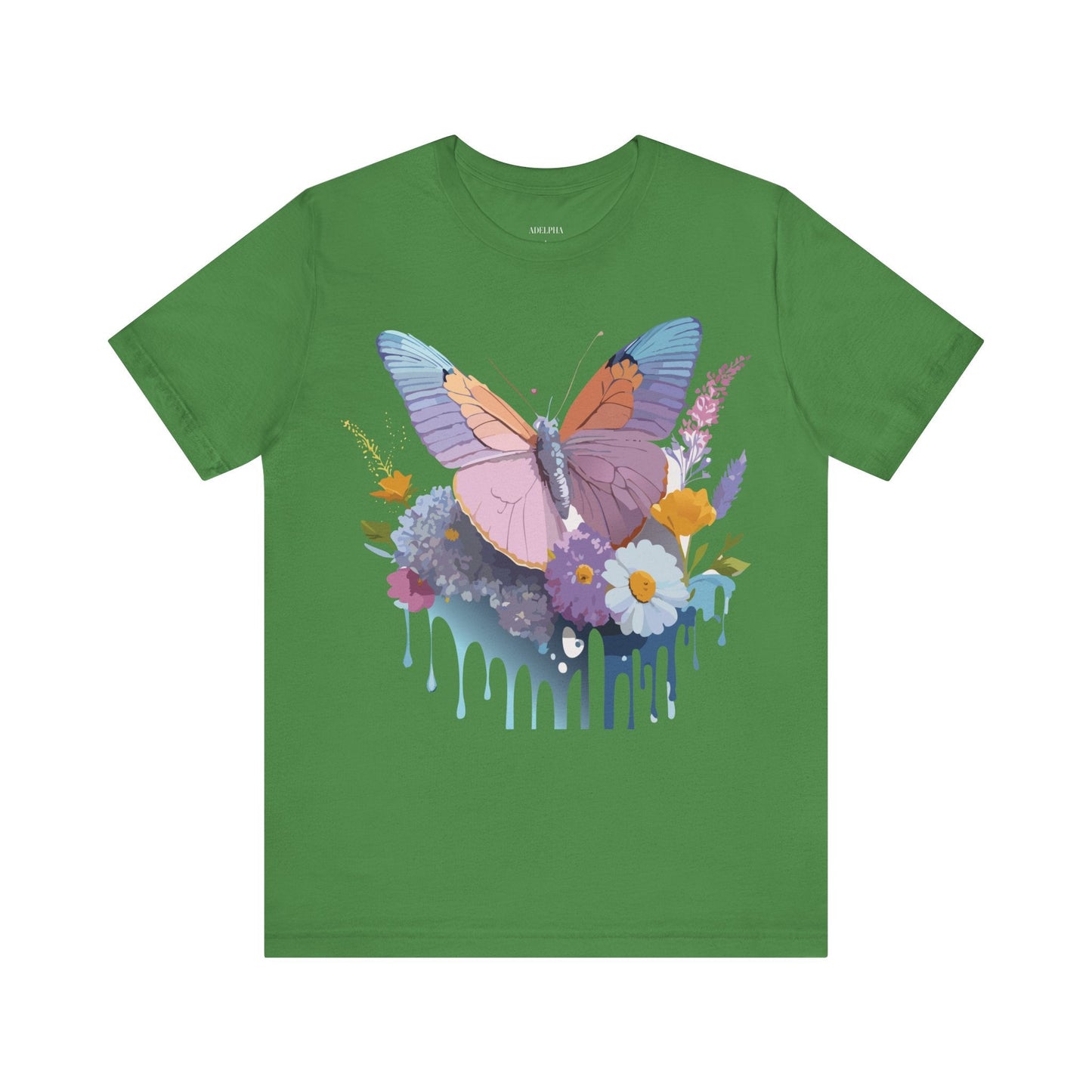 Butterfly Graphic Tee Unisex Short Sleeve Vintage Inspired Art Adelpha