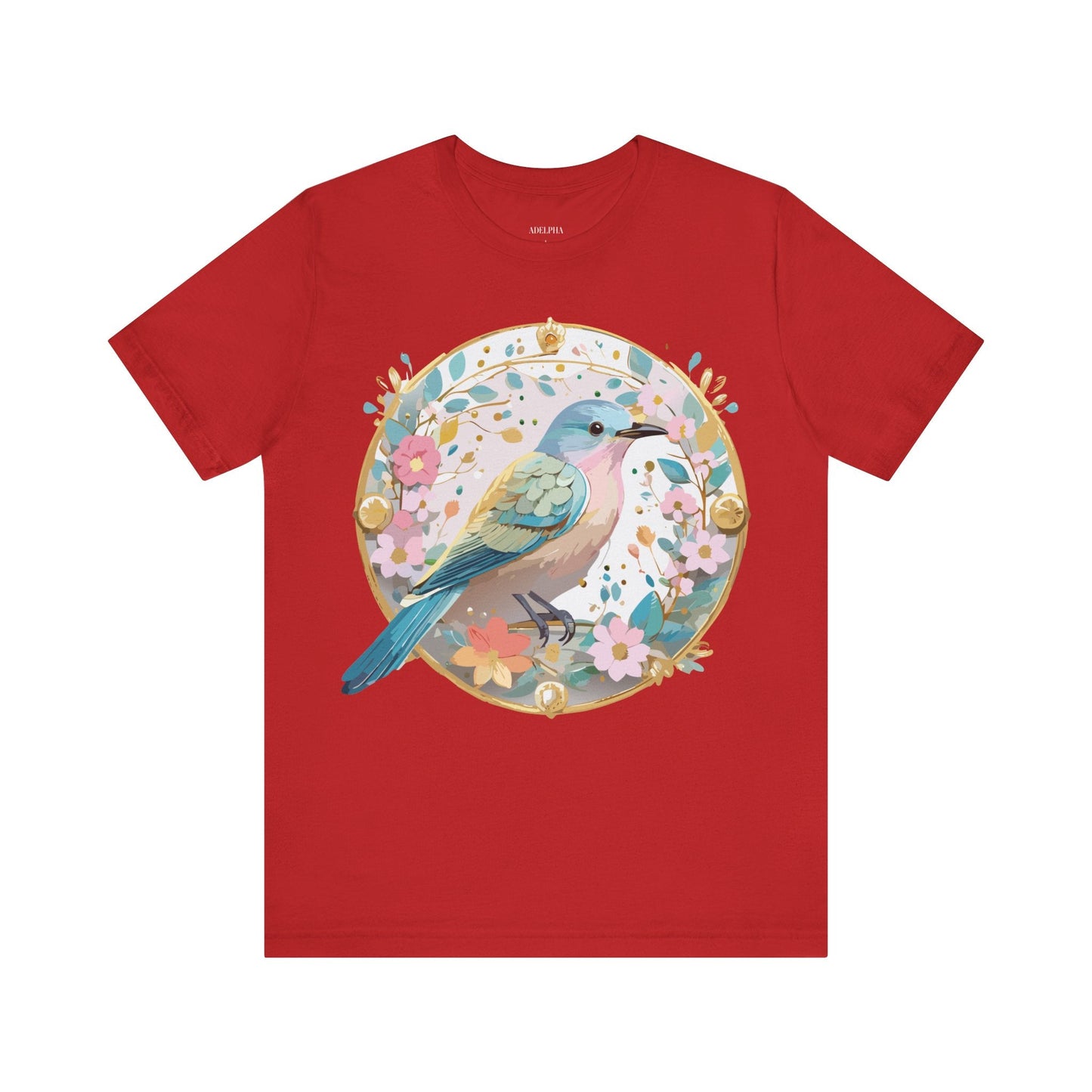 Adelpha Medallion Graphic T Shirt Unisex Short Sleeve Vintage Inspired Artwork Tee