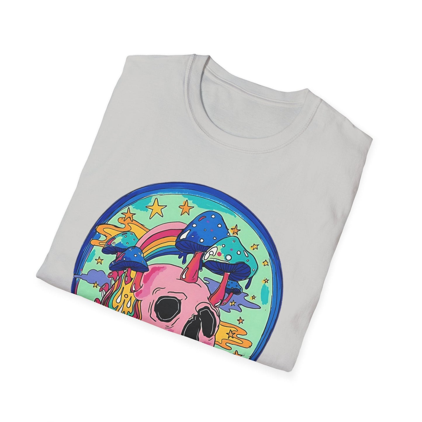 Skull Graphic Tee Unisex Gildan Softstyle 64000 100 Cotton Short Sleeve Shirt Art Design