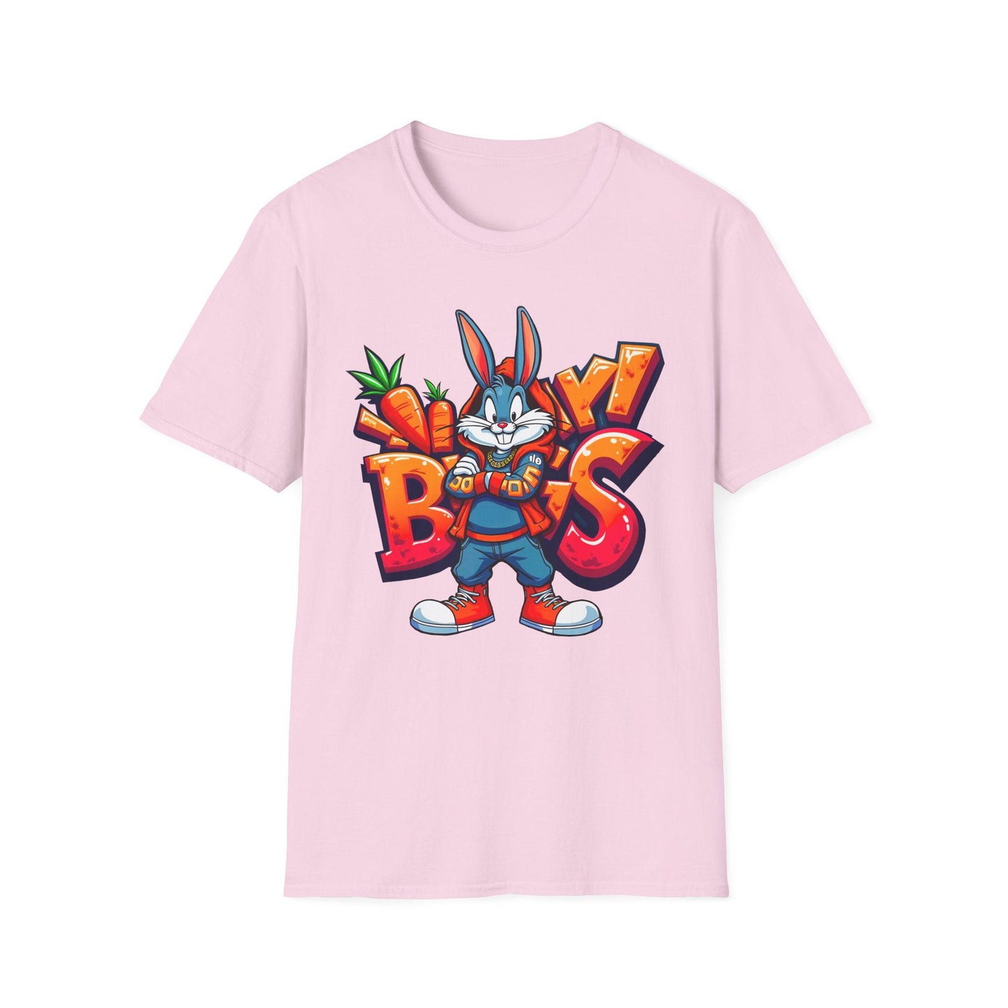 Funny Cartoon Animals T Shirt With Animation Design Unisex Softstyle Graphic Tee Gildan 64000