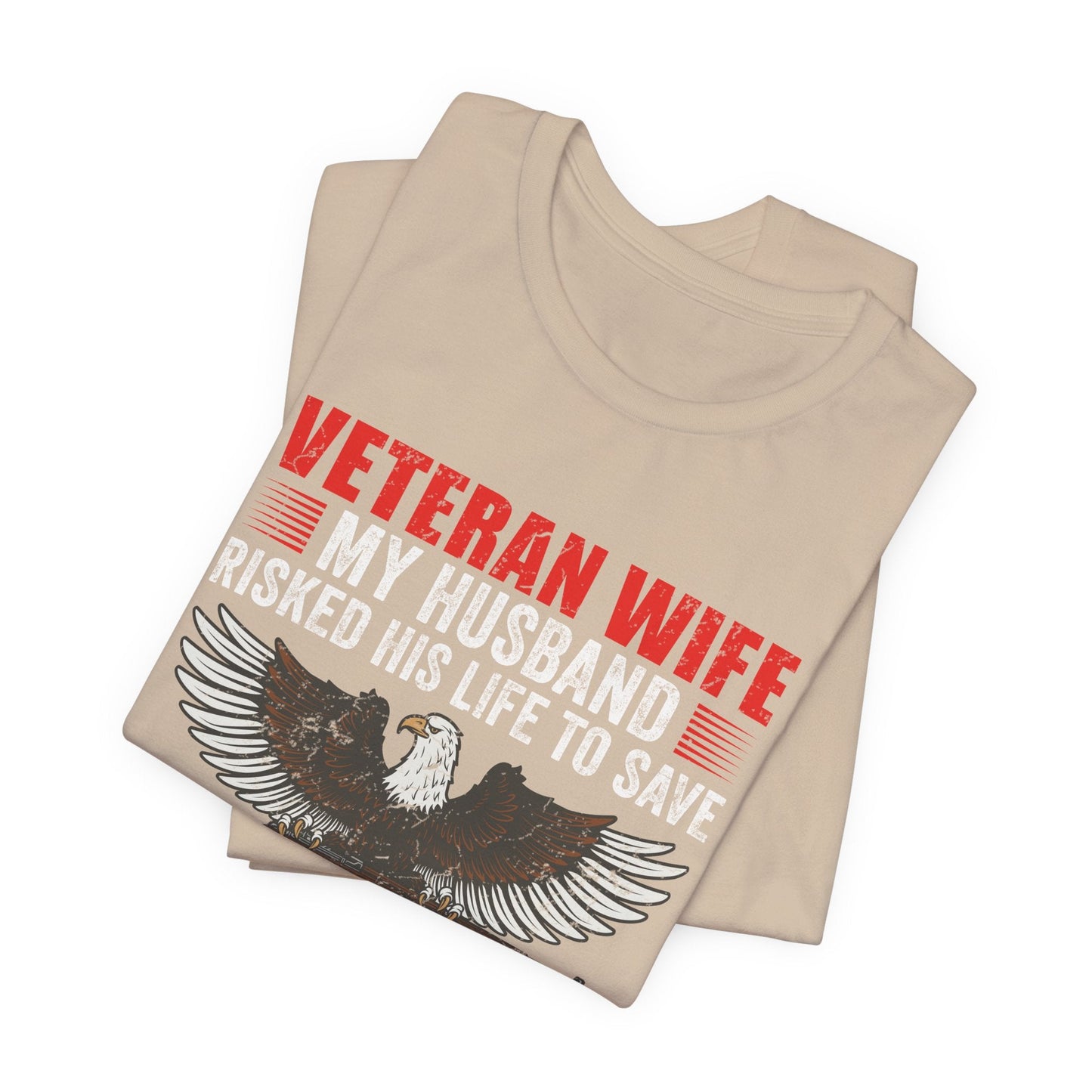 Army Veteran Patriotic Graphic Design Unisex Cotton T-Shirt v40