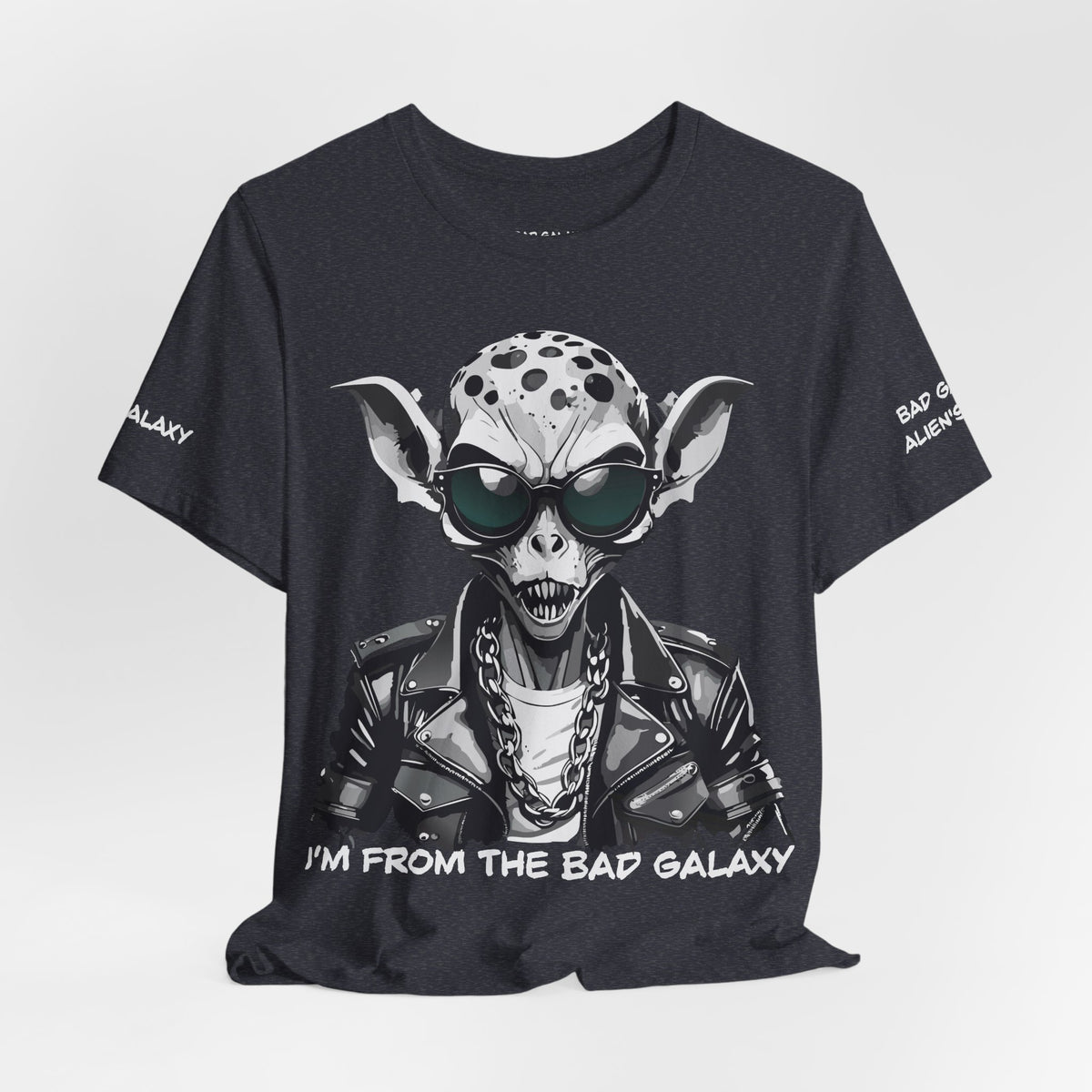 Alien Graphic Unisex Cotton Bella+Canvas Tee with Art Design b64