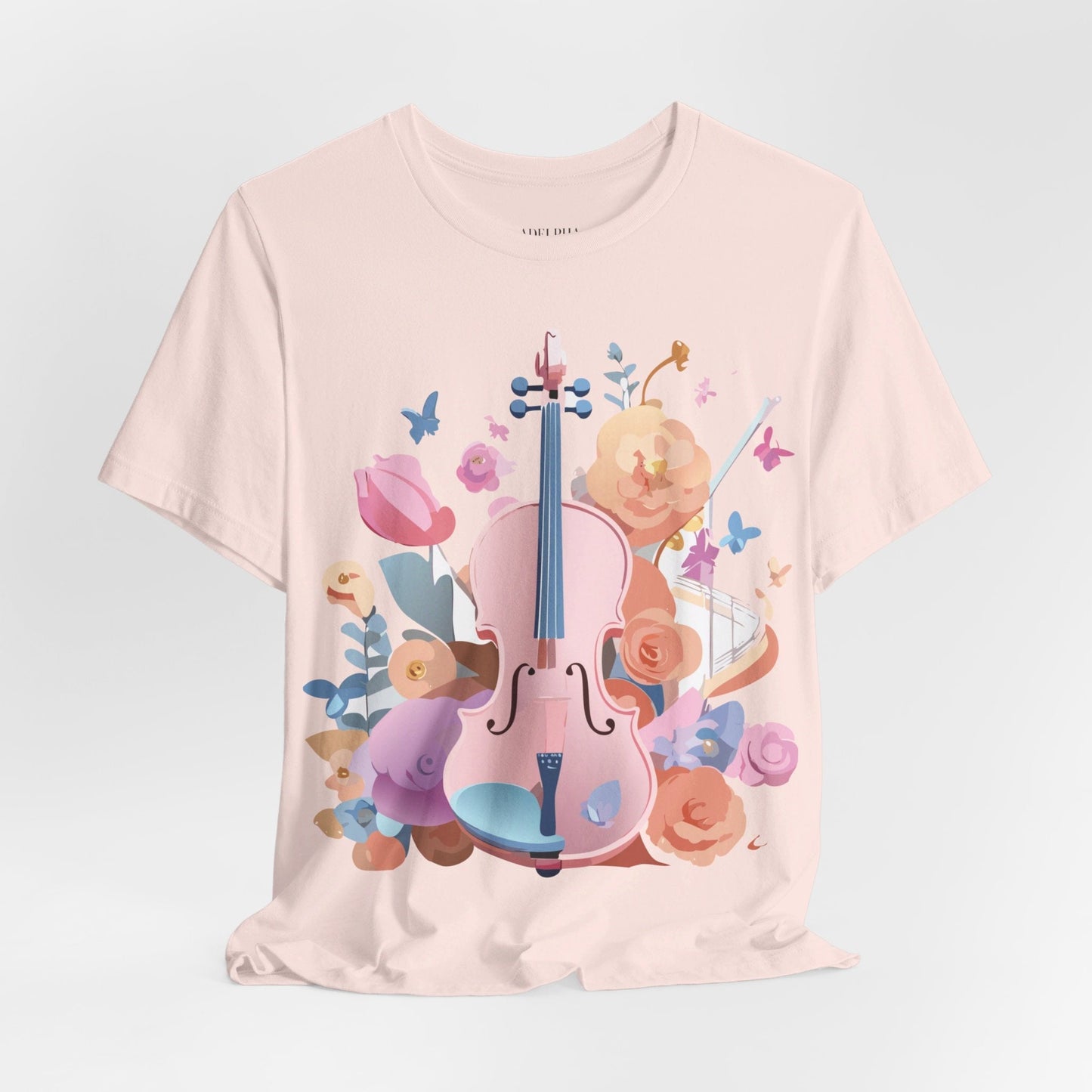 Adelpha Graphic Tee Unisex Short Sleeve Art Design Vintage Inspired Music T Shirt