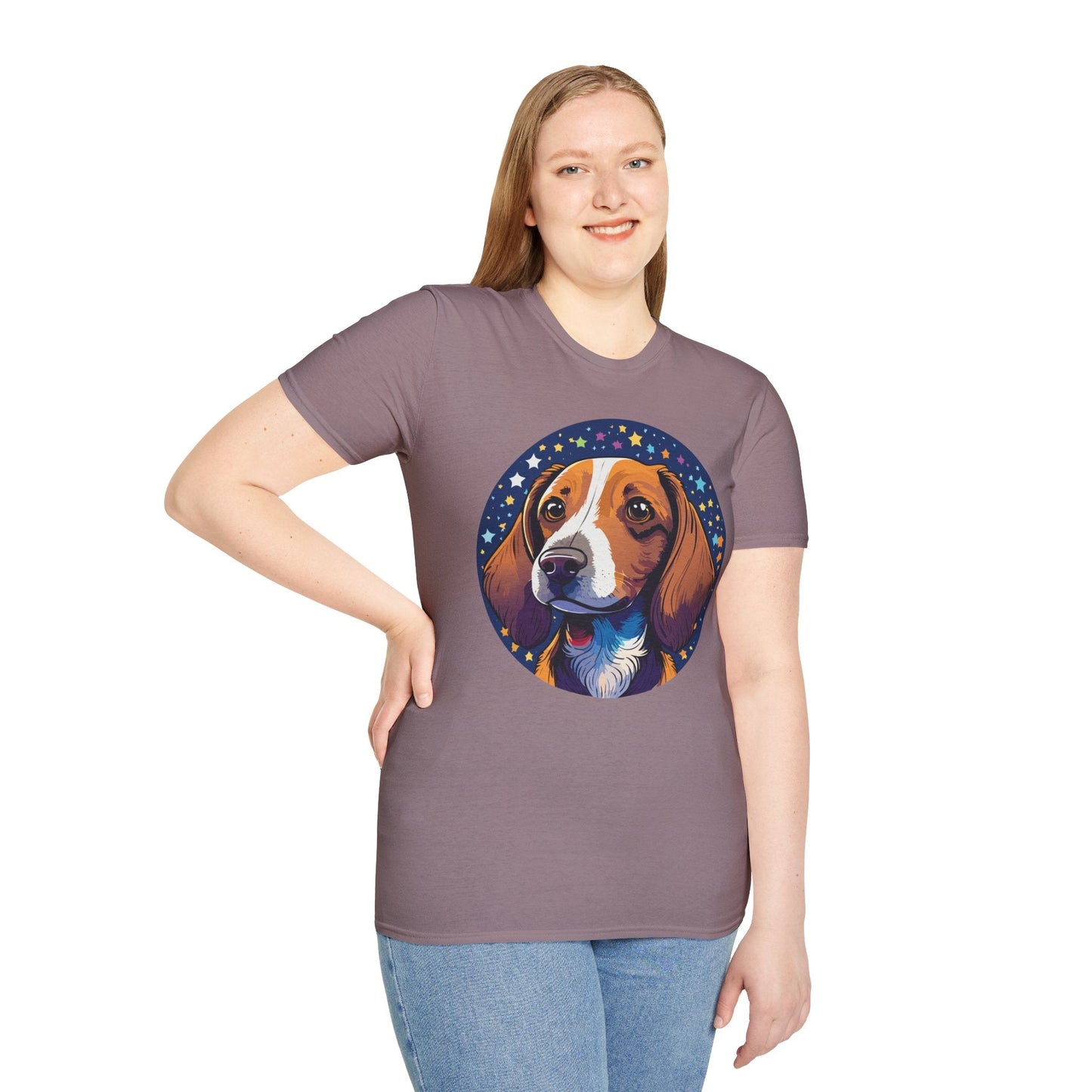 Dog Shirt Unisex Animal Tee Gildan Softstyle 64000 Short Sleeve