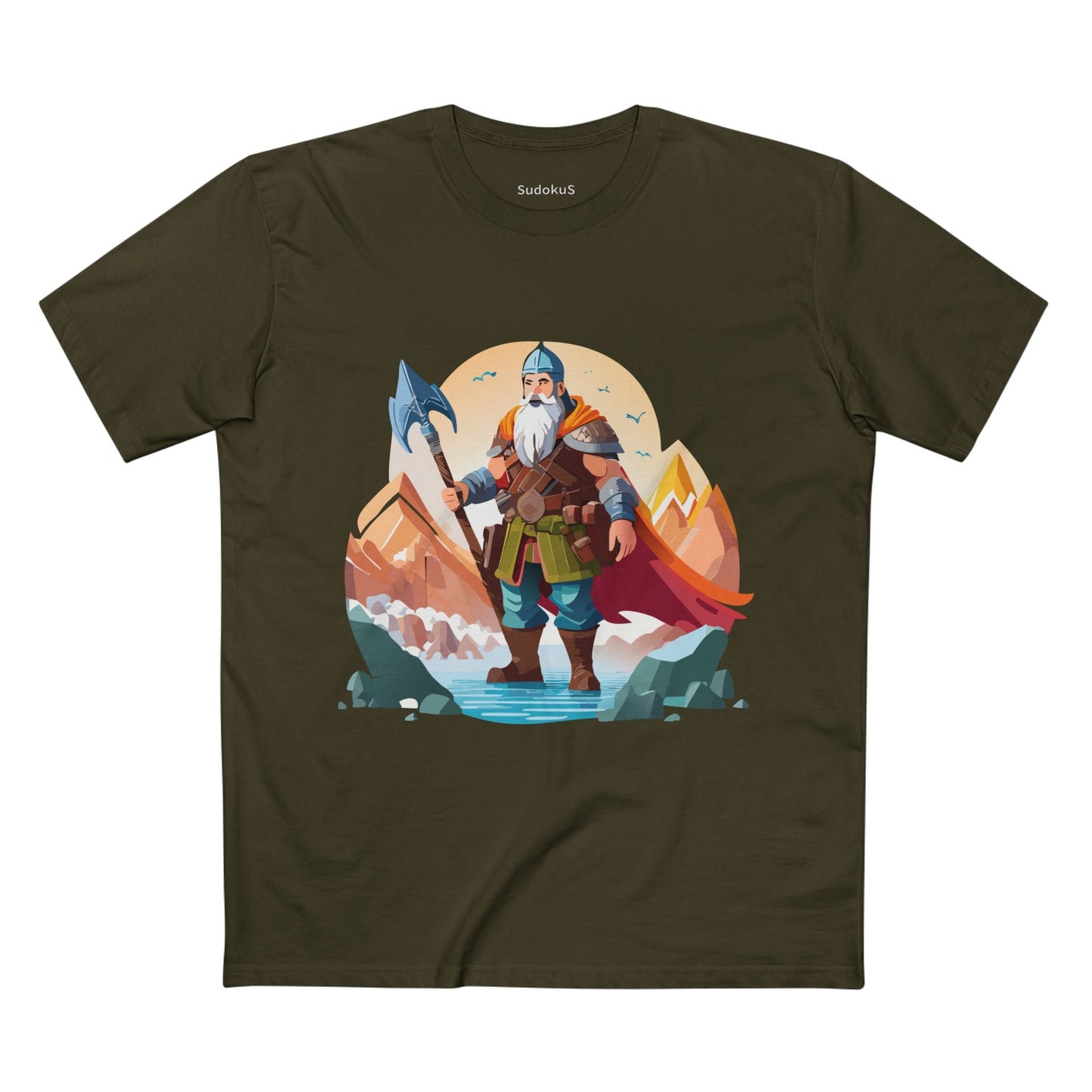 Viking Graphic Unisex 100 Cotton Staple Tee 25