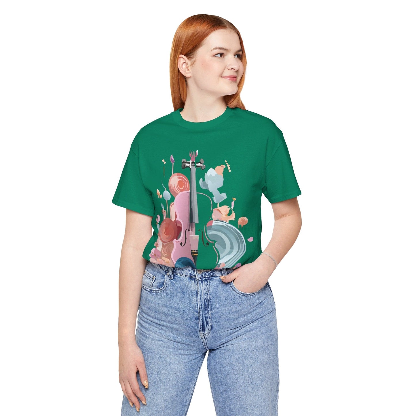 Adelpha Music Graphic T Shirt Unisex Short Sleeve Tee Vintage Inspired Artwork Edition