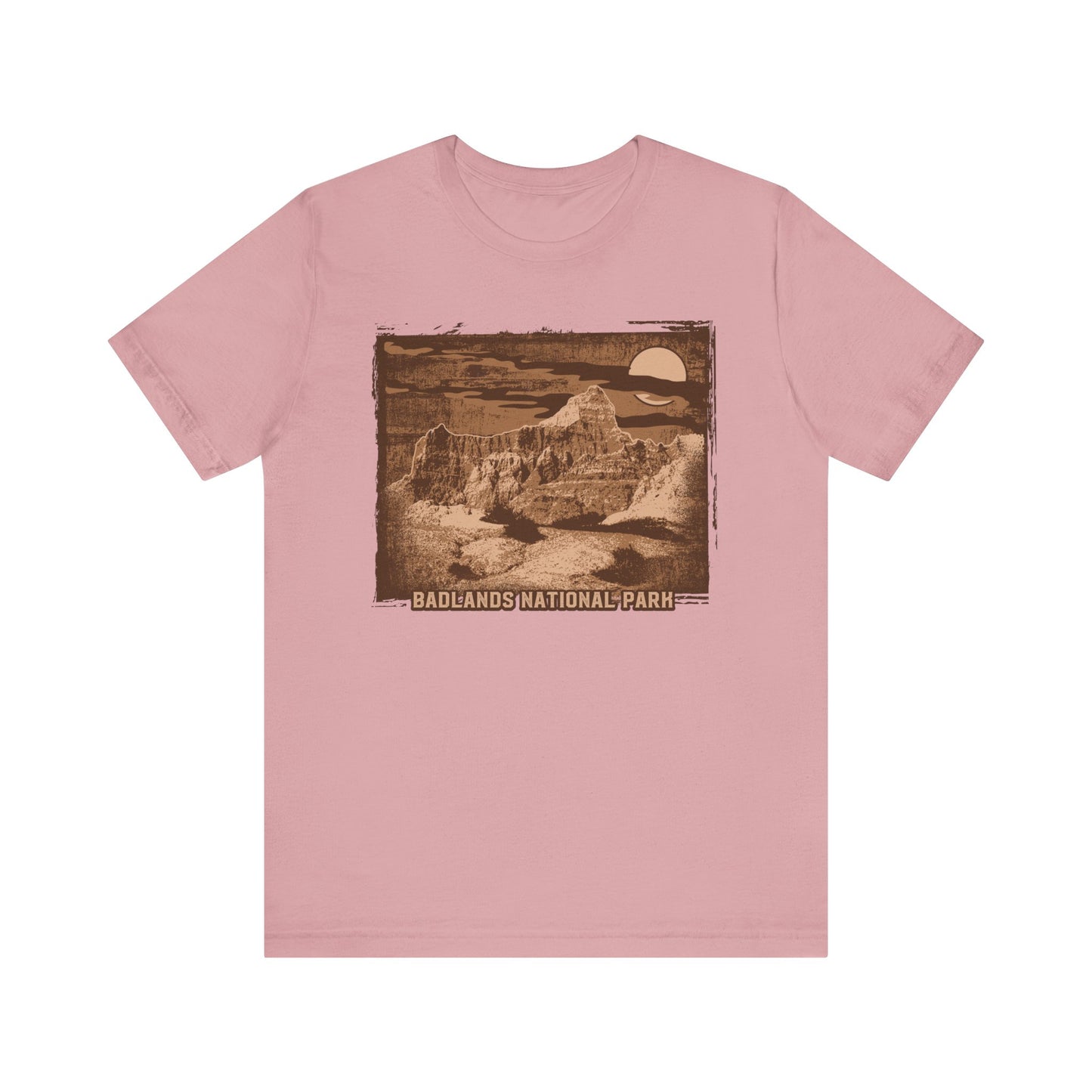 Badlands Retro Poster Graphic Design Tee, Badlands Shirt, Vintage Tees, Art Design T-Shirt, Graphic Tee, Retro Art Shirts