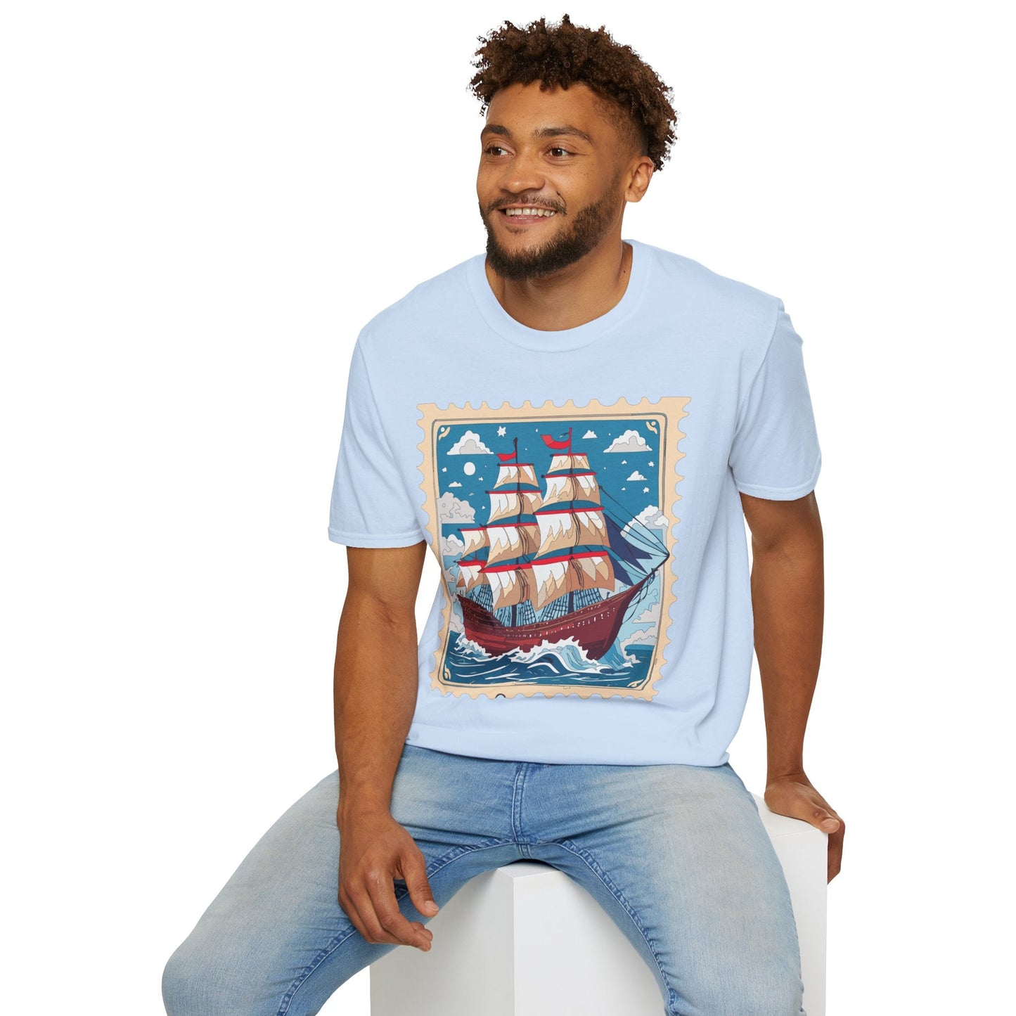 Unisex Softstyle Gildan 64000 Short Sleeve T Shirt Vessel Ship Frigate Tee For Everyday Comfort