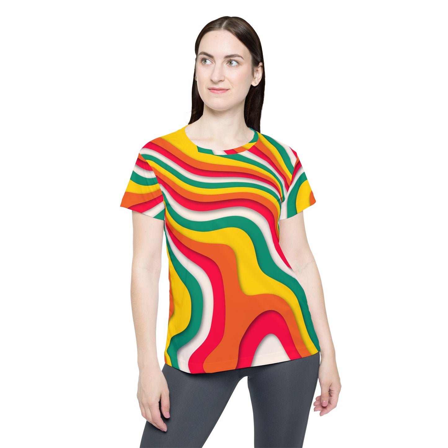 Abstract Print Shirt, Shirt with Abstract Print