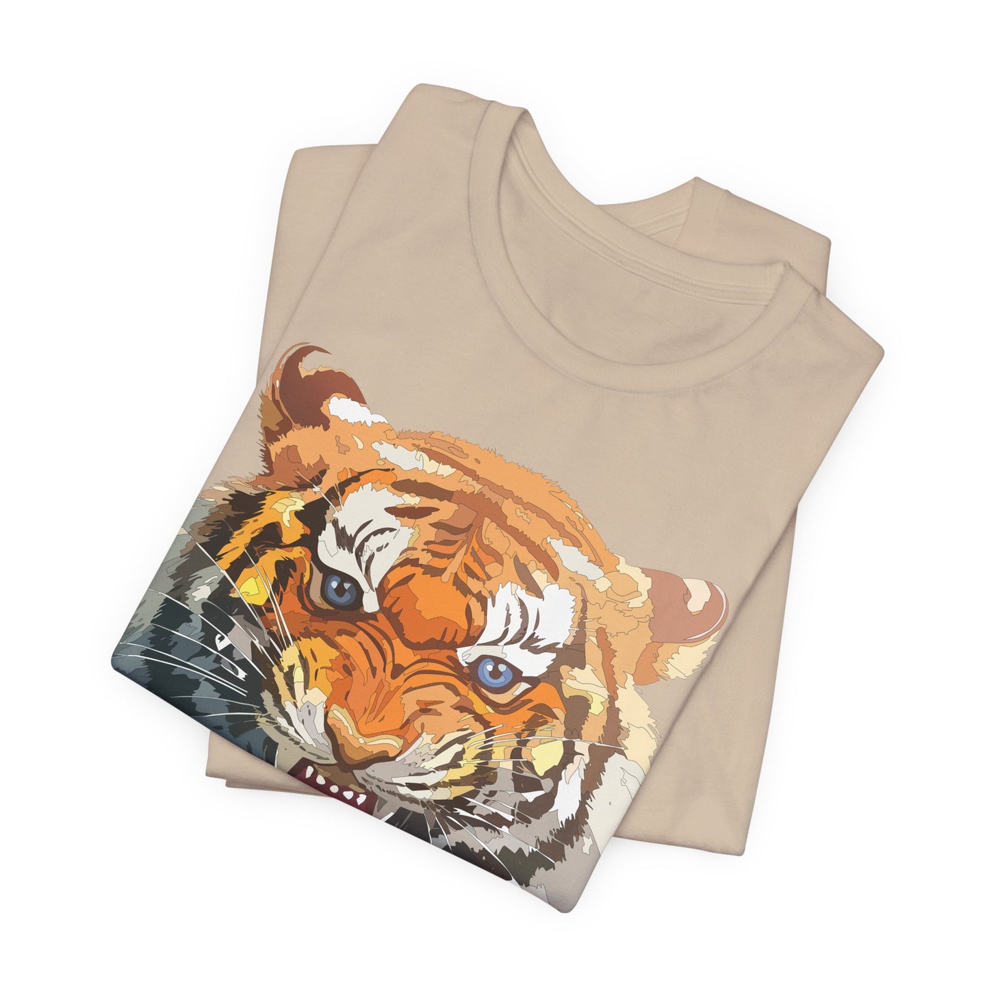 Tiger Shirt, Animal Shirt, T-Shirt with Tiger, Art Design Tee, Animal Tees, Safari T-Shirt, Graphic Design Tee 14