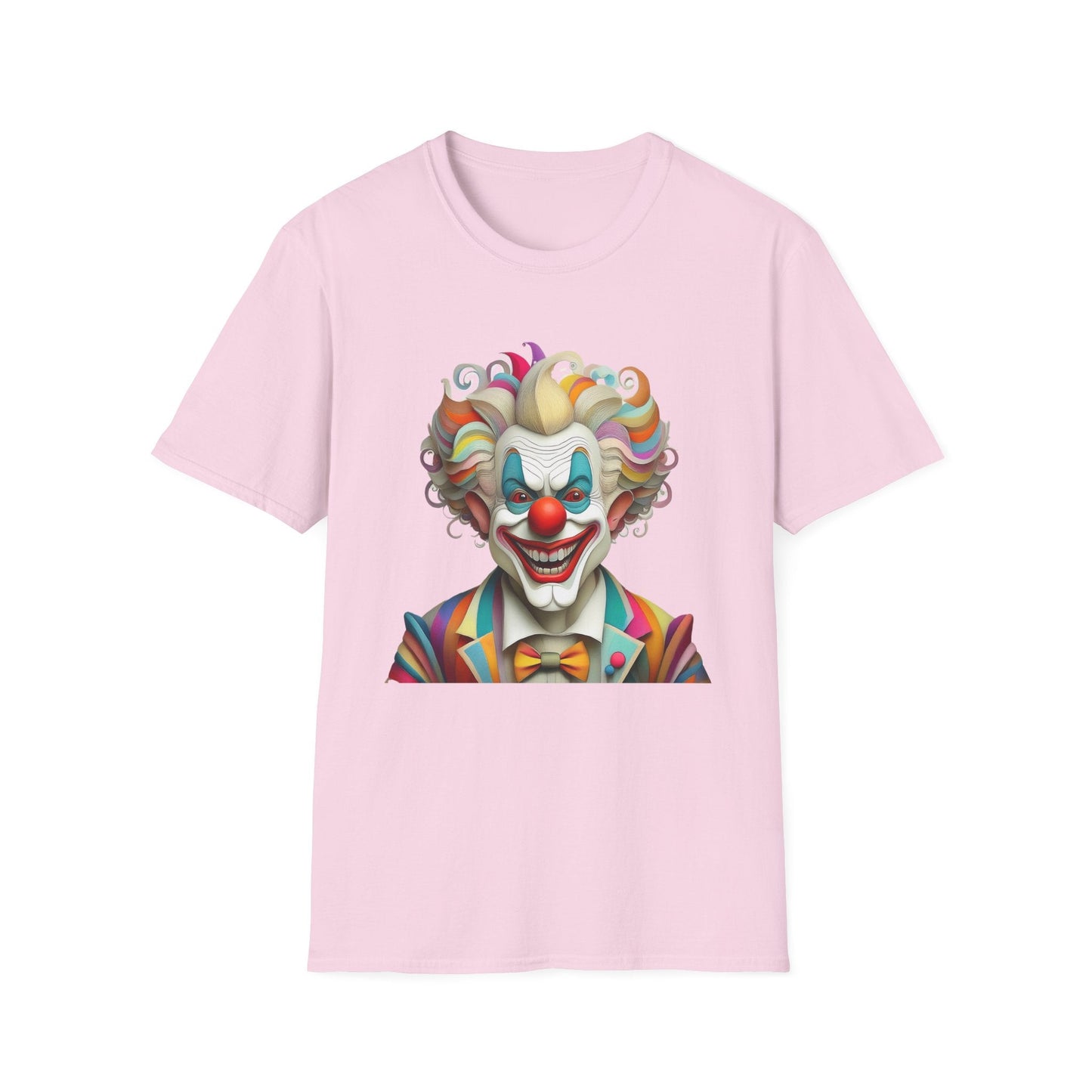Clown Shirt Unisex T Shirt With Funny Man Circus Motif And Scary Man Design Graphic Print